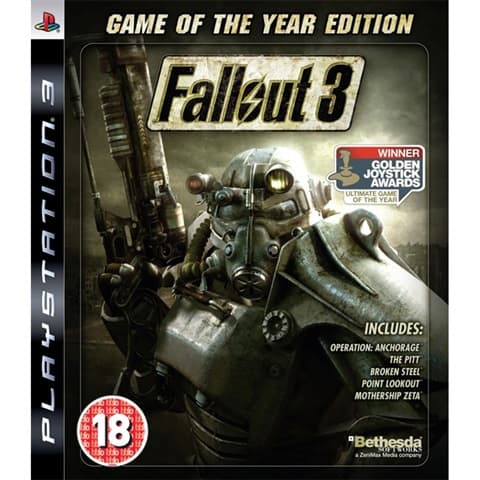 Fallout 3 (18) Game of the Year Edition Used Playstation 3 Game