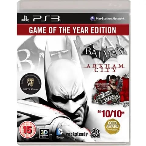 Batman Arkham City GOTY (15) Used Playstation 3 Game