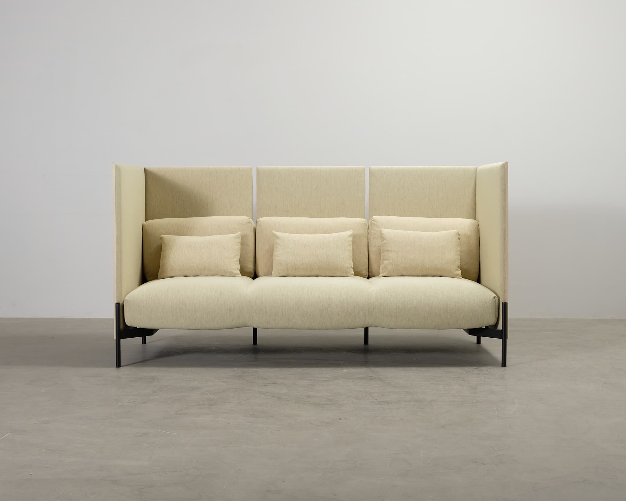 Fogia Fragment High 3-sits soffa ljusgrön