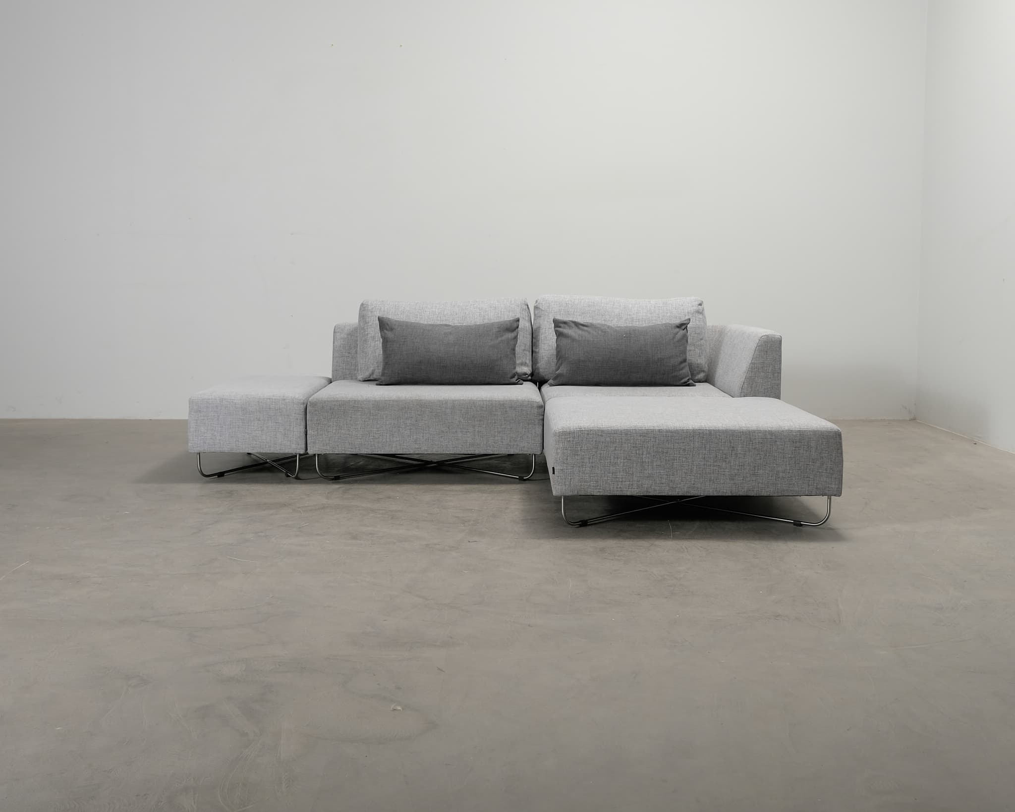 Bolia Orlando 3-sits hörnsoffa med divan grå