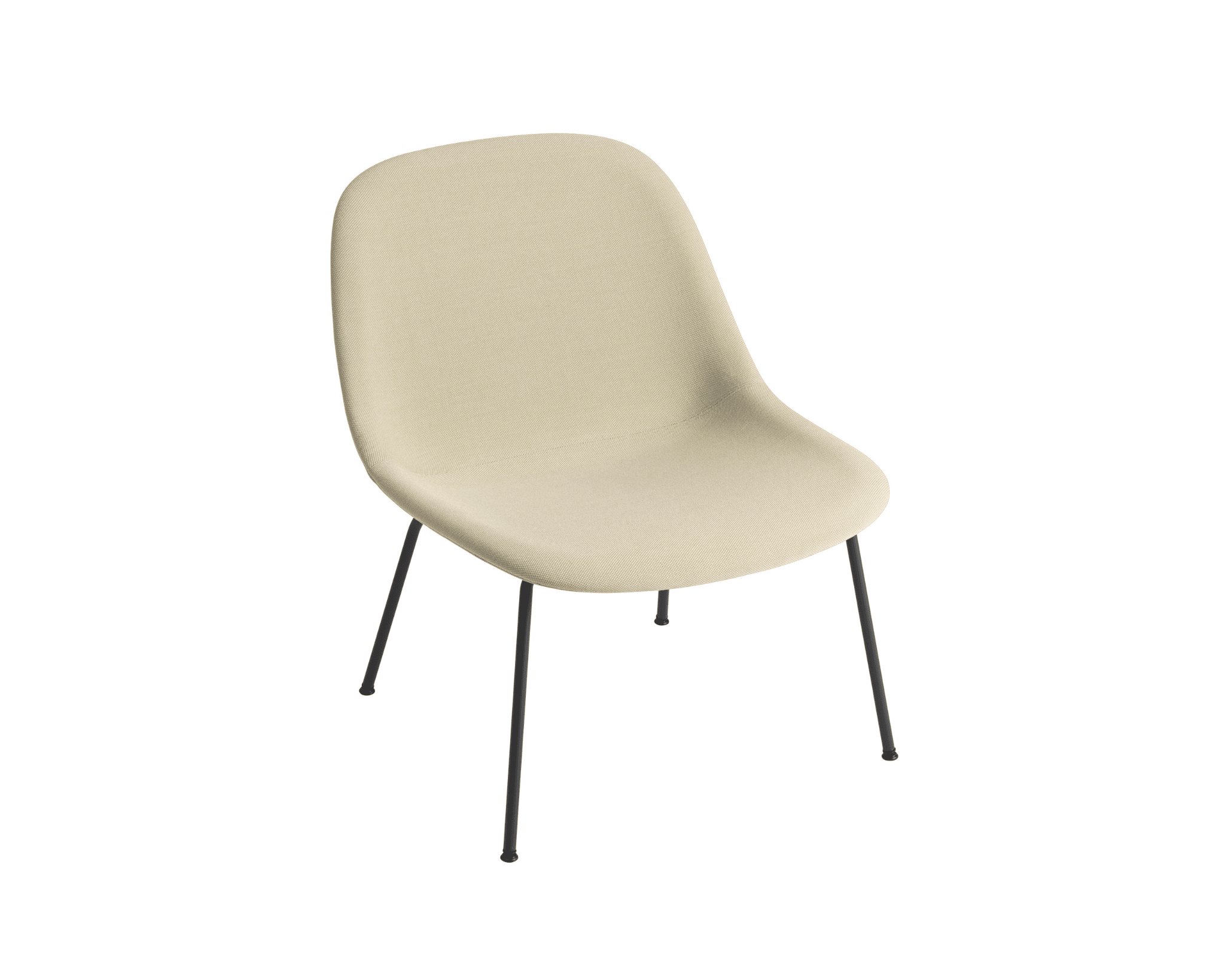 Muuto Fiber loungestol beige
