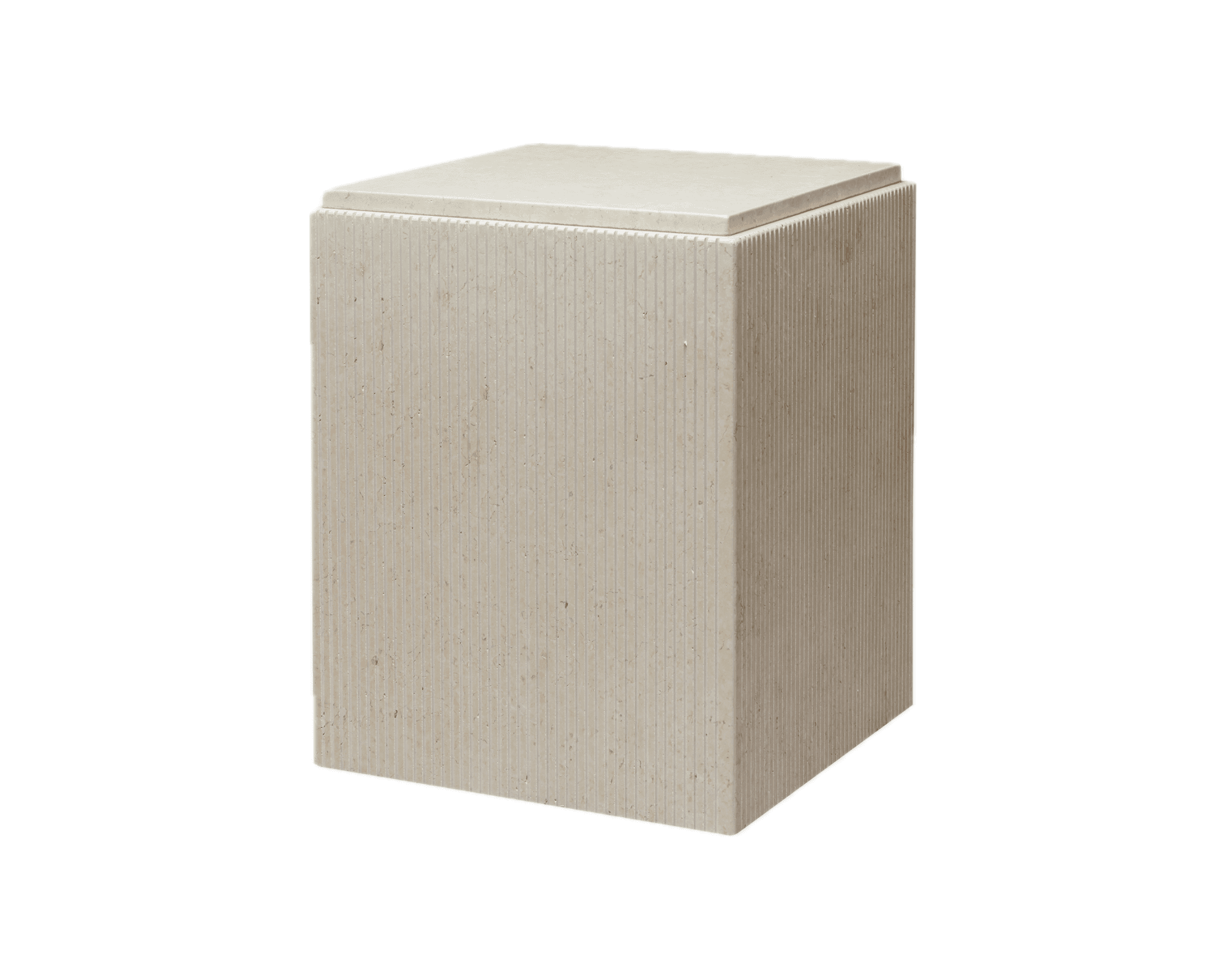 Ruth & Joanna Block sidobord beige marmor