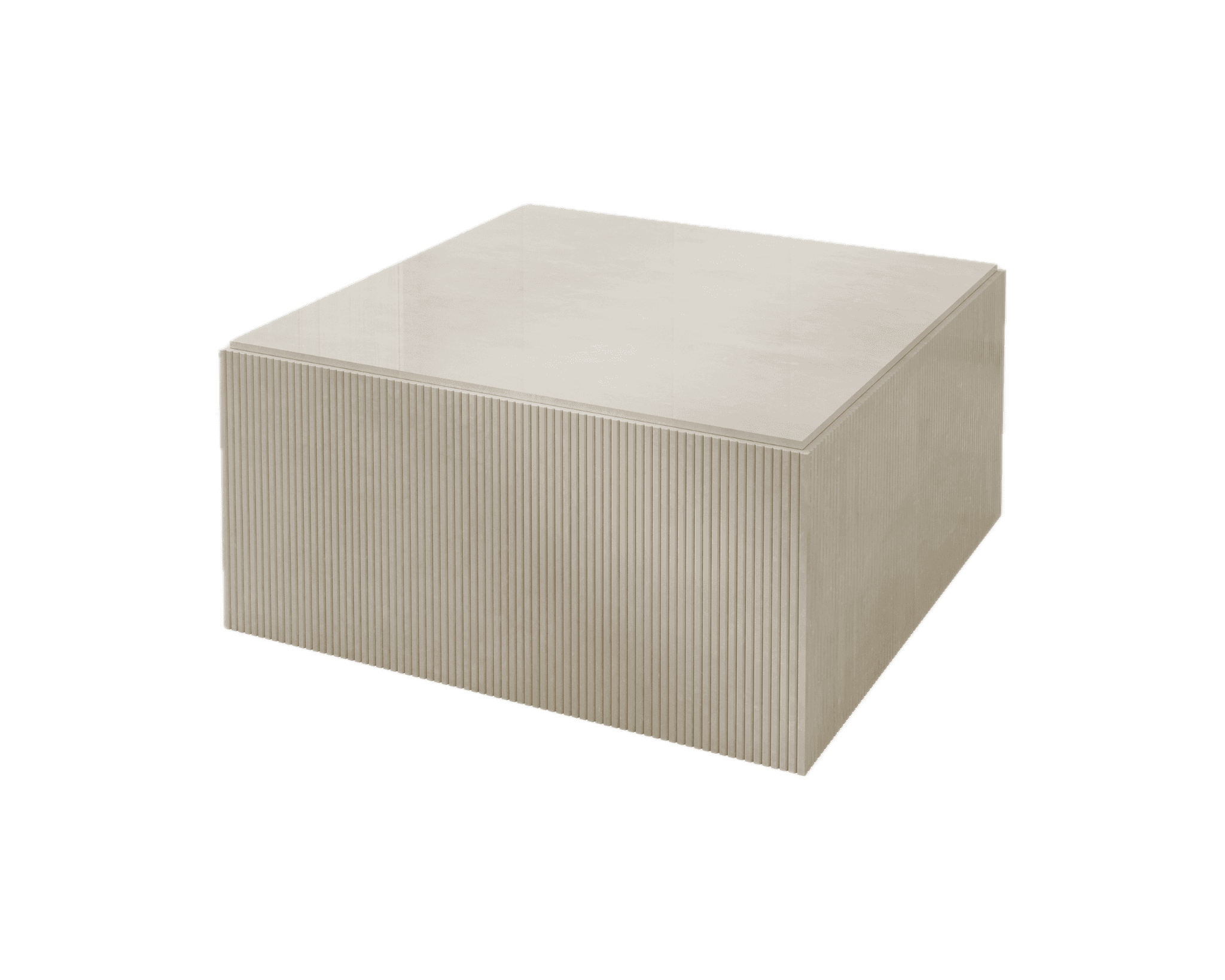 Ruth & Joanna Block soffbord beige marmor