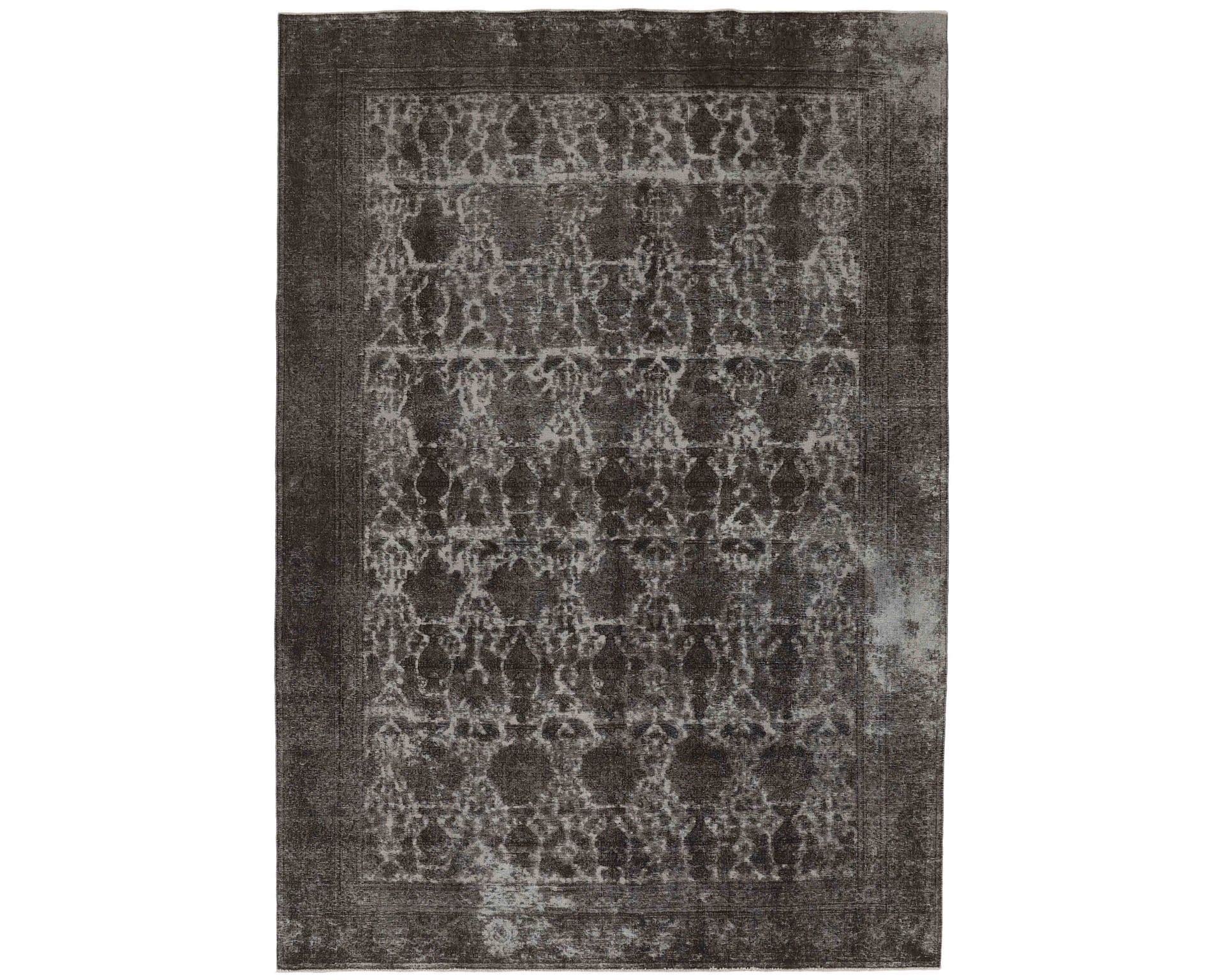 Vintage Royal orientalisk matta svart / mörkgrå 233 x 335 cm