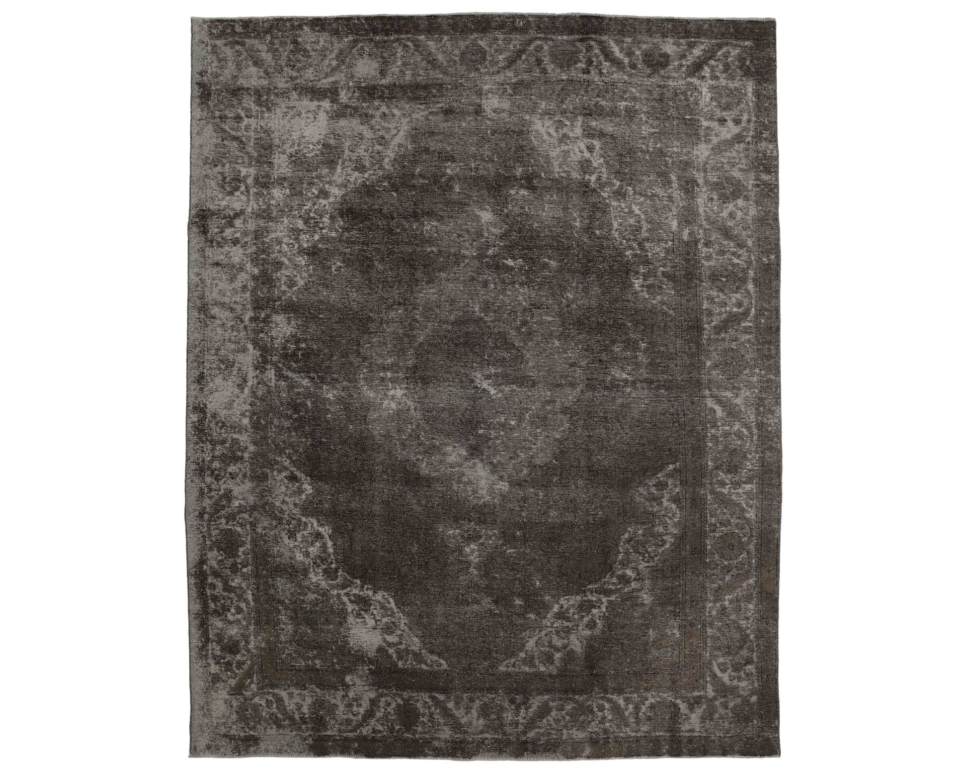 Vintage Royal orientalisk matta svart / mörkgrå 290 x 363 cm