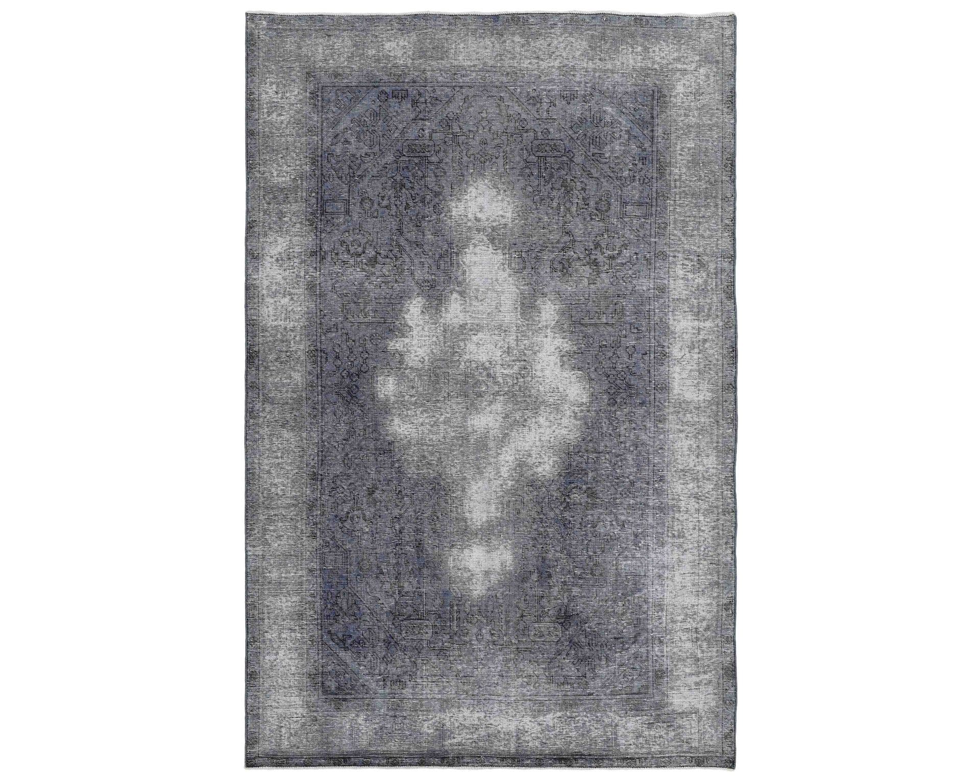 Vintage Royal orientalisk matta blå / grå 187 x 287 cm