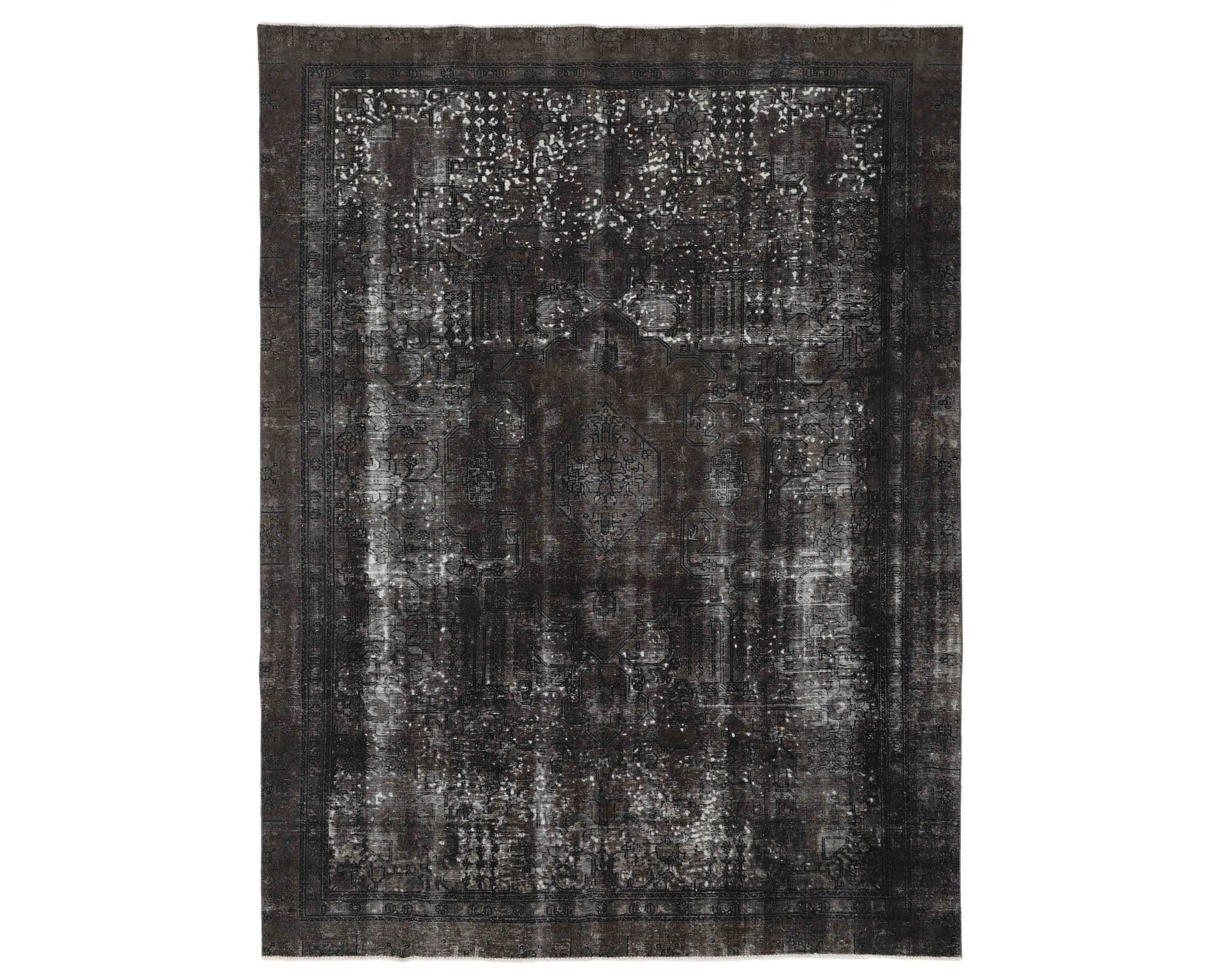 Vintage Royal orientalisk matta svart 262 x 349 cm