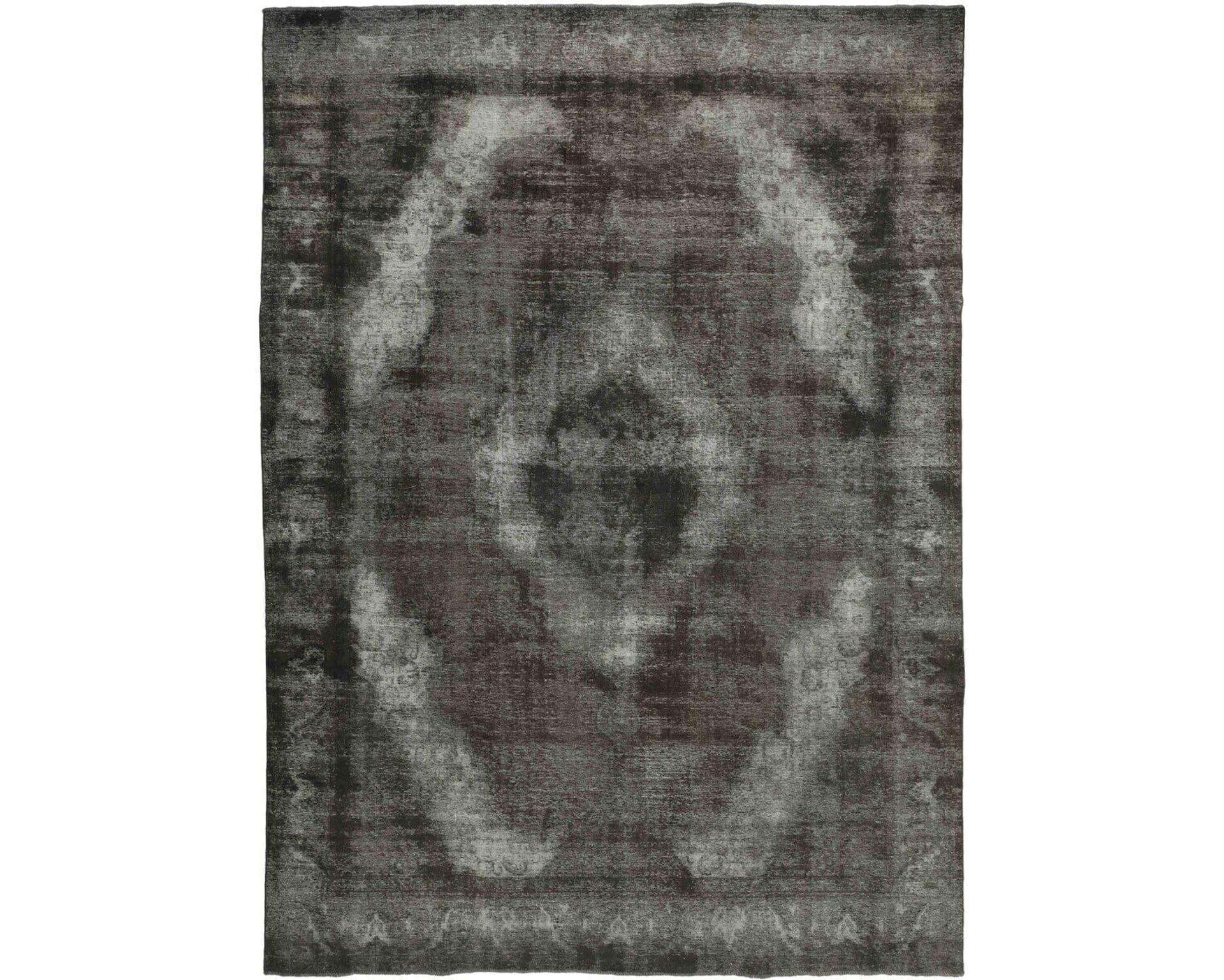 Vintage Royal orientalisk matta svart / mörkgrå 286 x 398 cm
