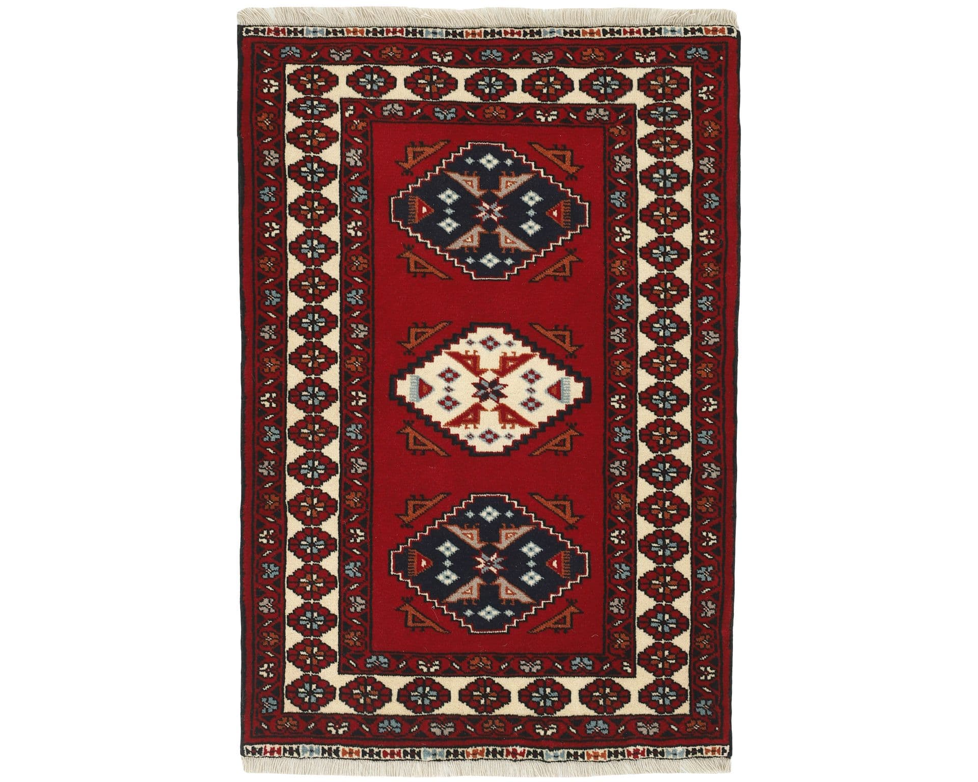 Torkaman Fine orientalisk matta 84 x 124 cm