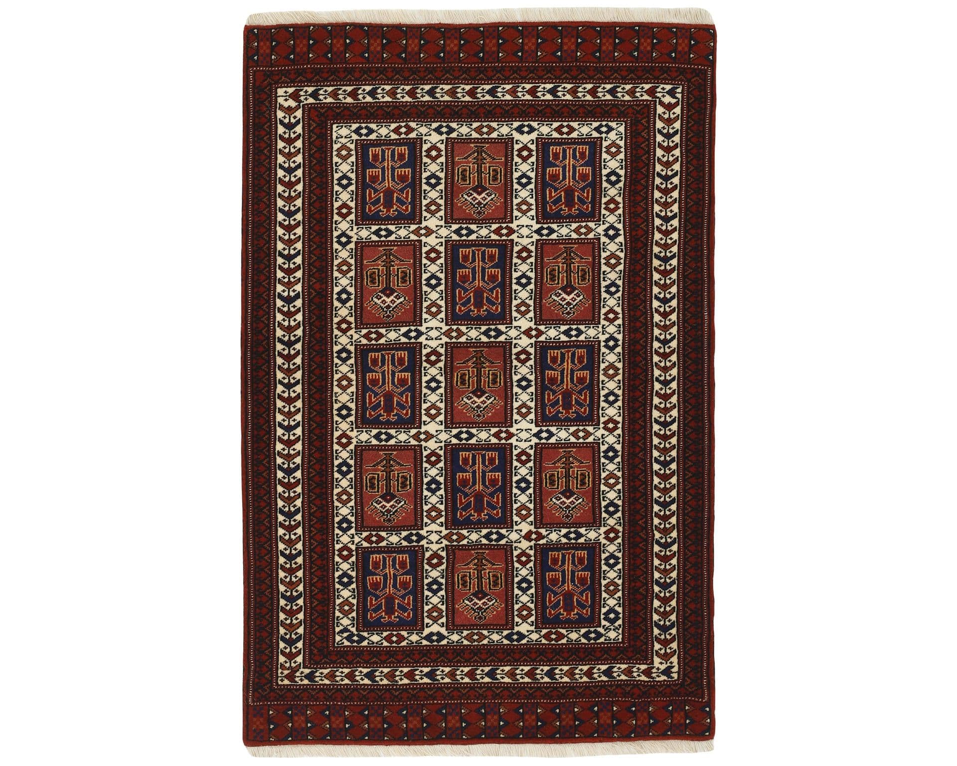 Rezas orientalisk x Torkaman Fine matta 84 x 128 cm