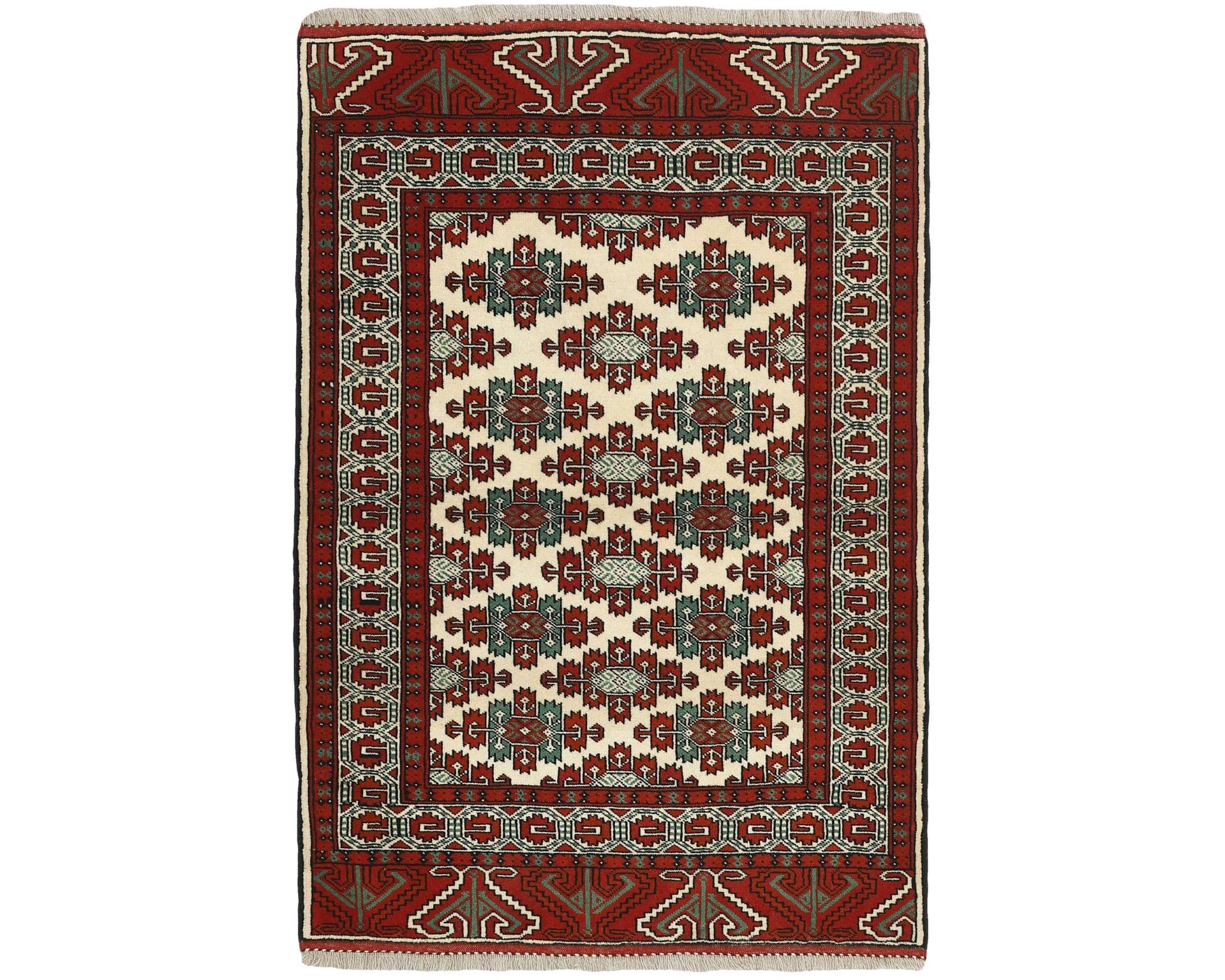 Torkaman Fine orientalisk matta 100 x 147 cm
