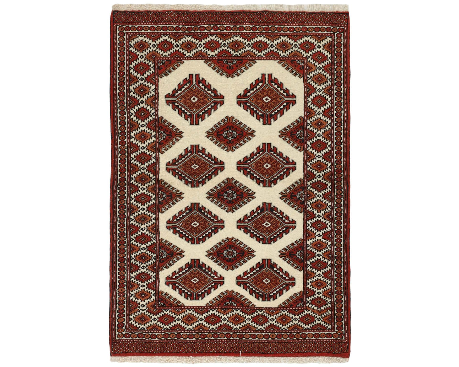 Torkaman Fine orientalisk matta 85 x 121 cm