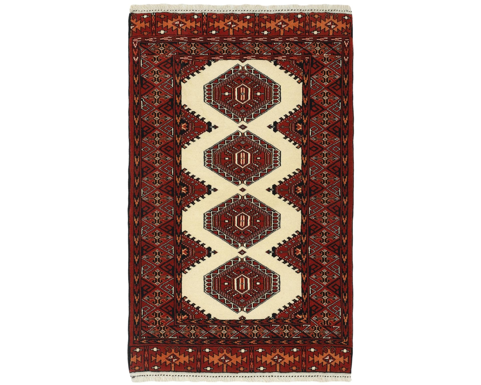 Torkaman Fine orientalisk matta 85 x 125 cm