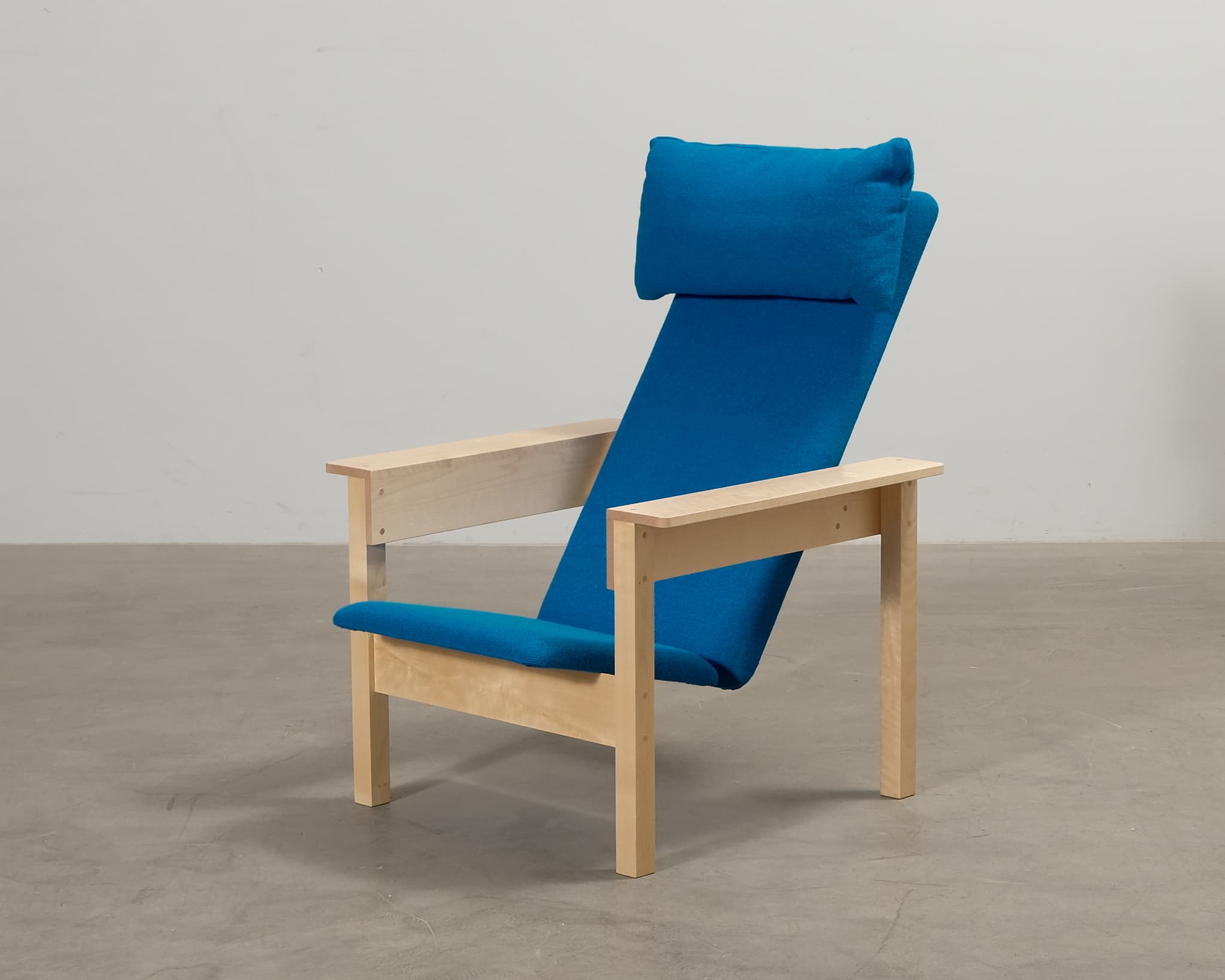 Yrjö Wiherheimo Saari fåtölj blå