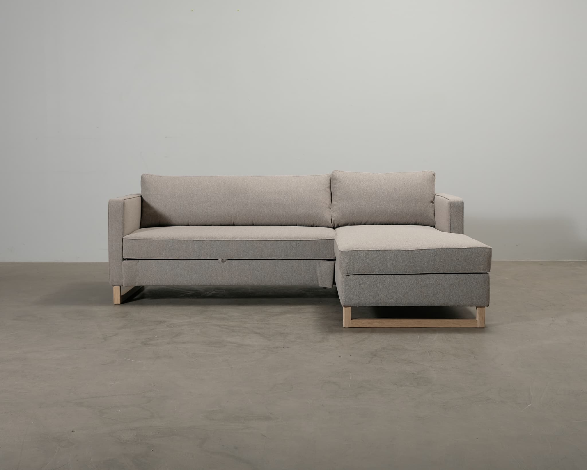 Sofacompany Madison 3-sits bäddsoffa med divan greige