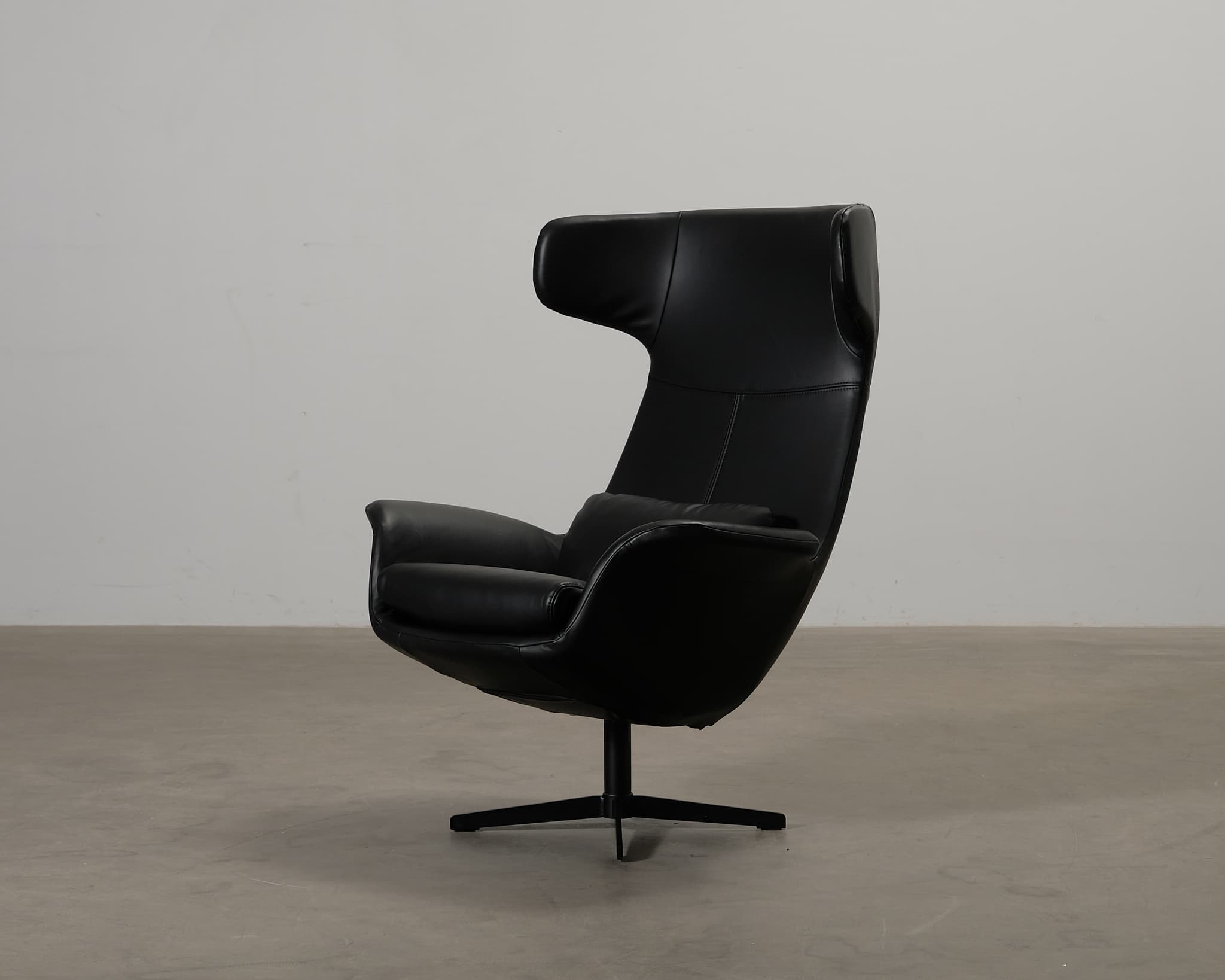 Mirasol Highback Fåtölj läder svart