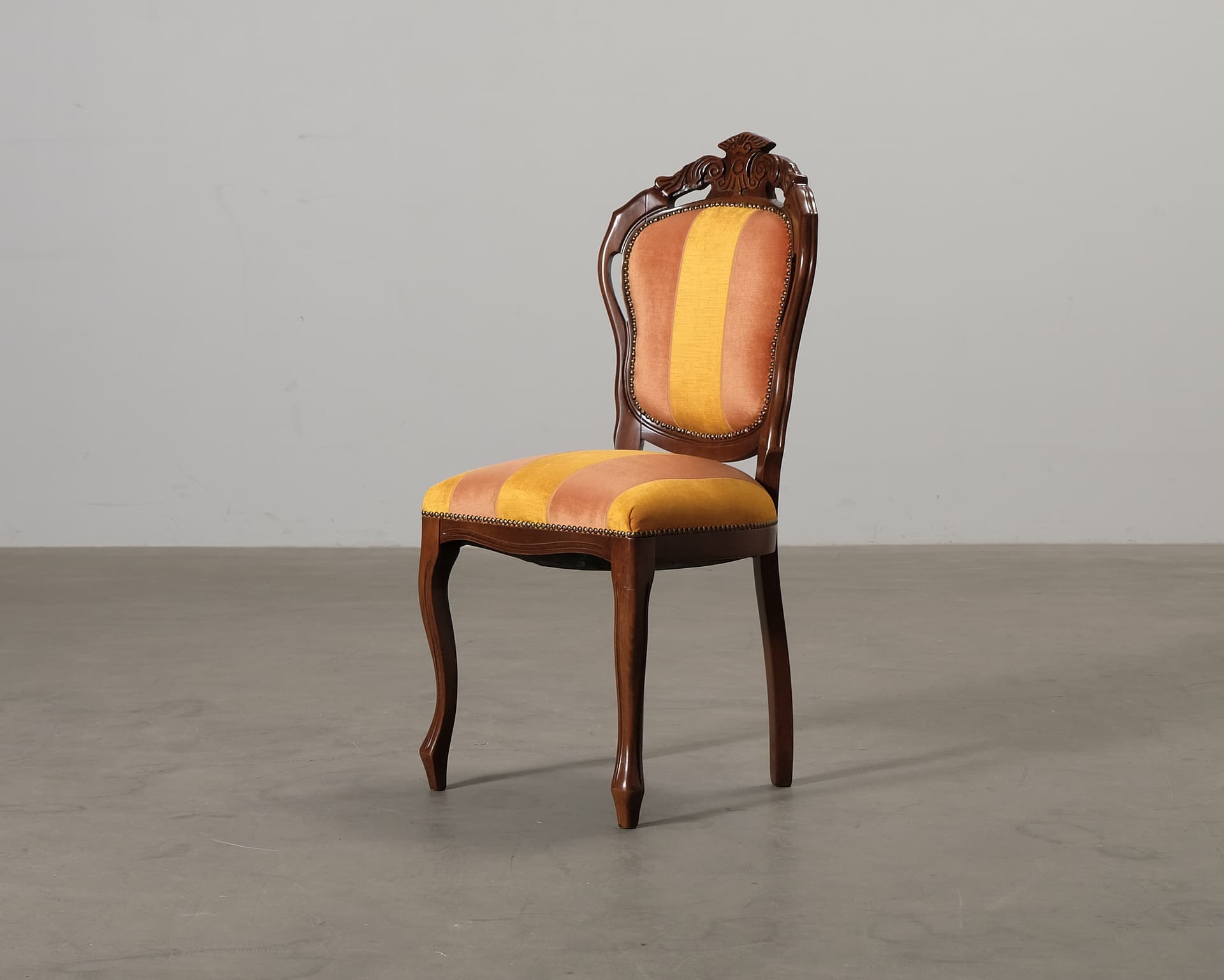 Stol i rokokostil orange