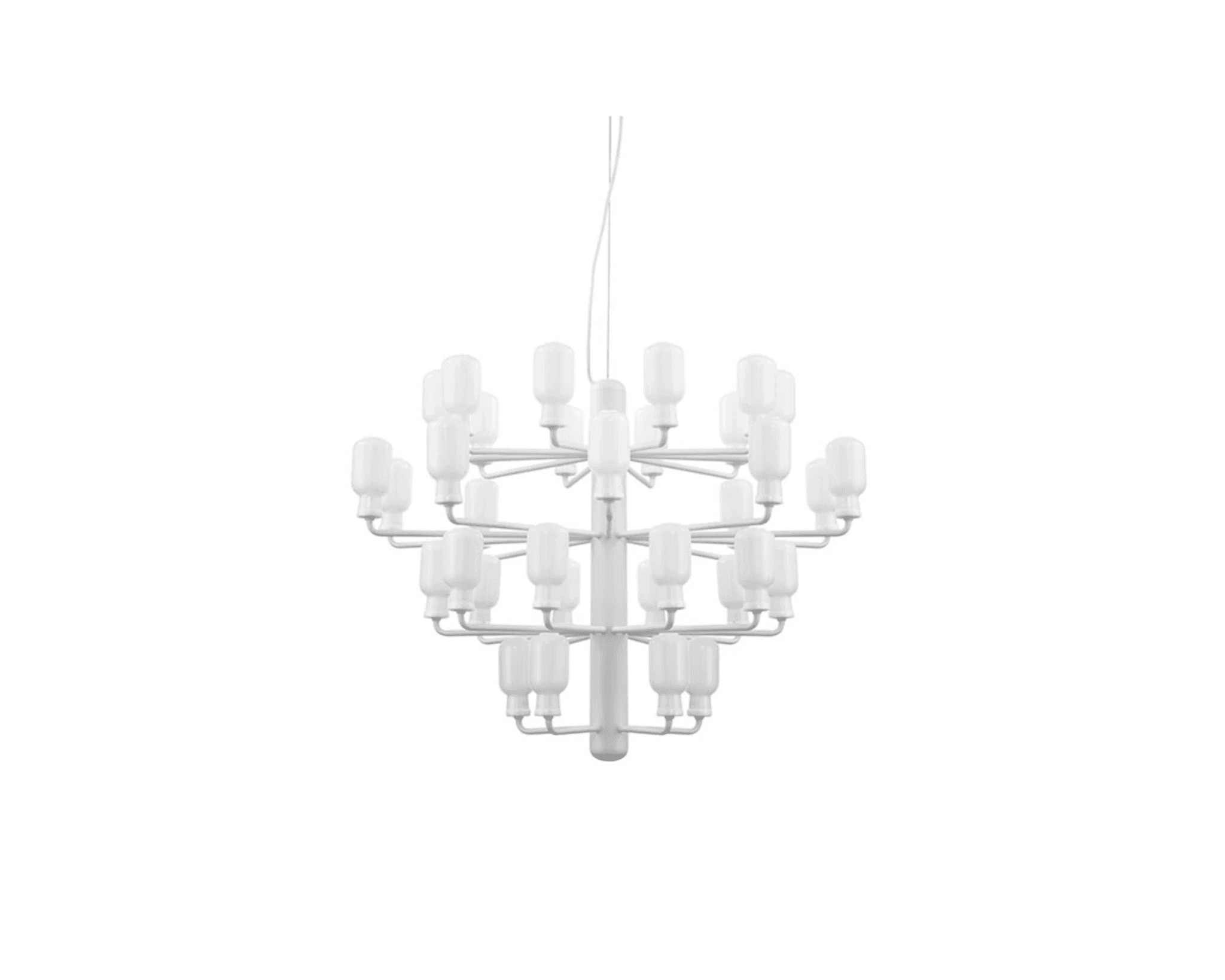 Normann Copenhagen Amp Large ljuskrona vit