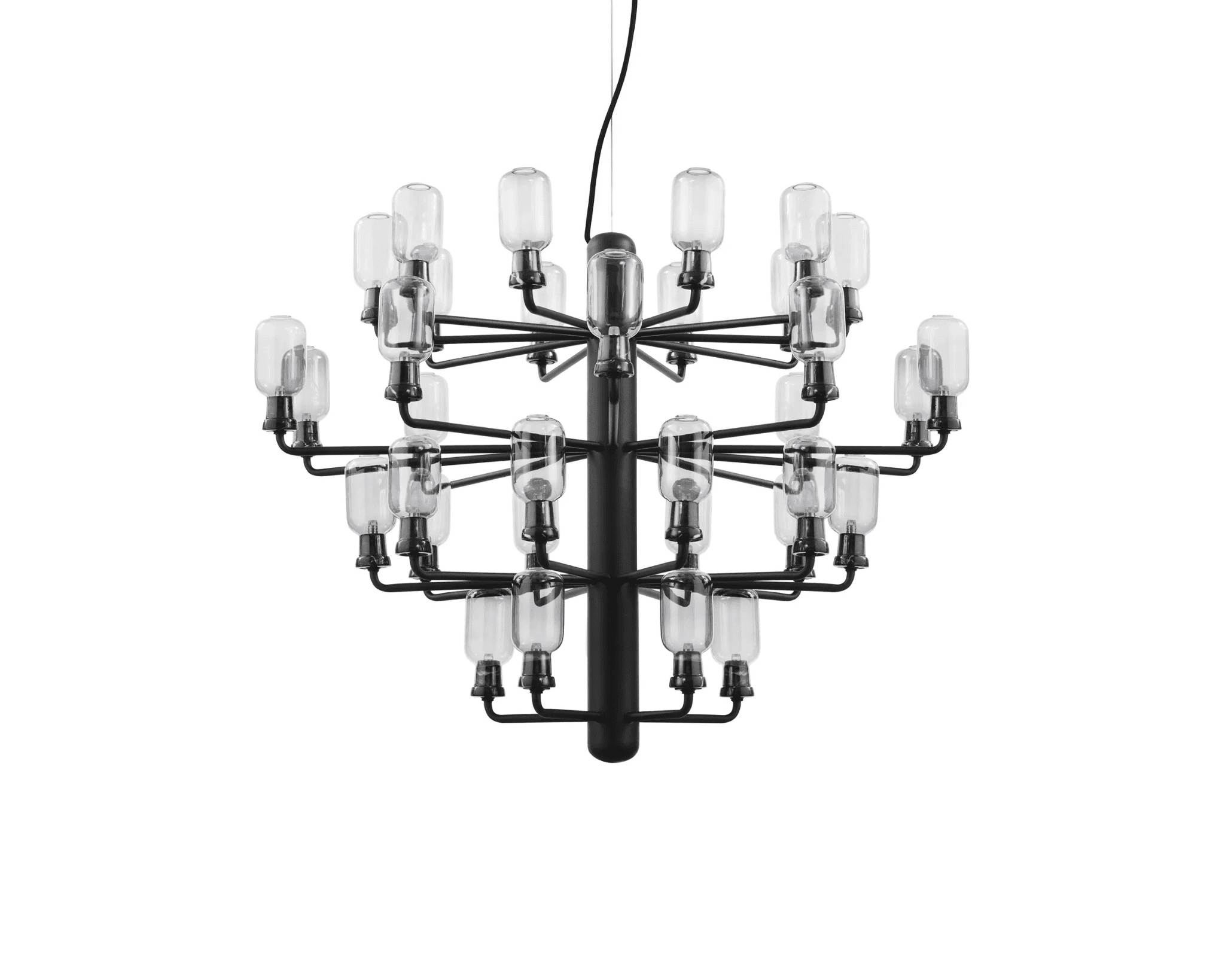 Normann Copenhagen Amp Large ljuskrona svart