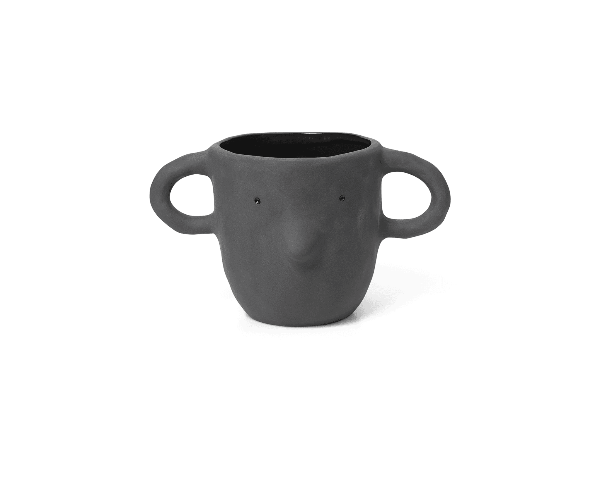 Ferm Living Mus XL kruka mörkgrå