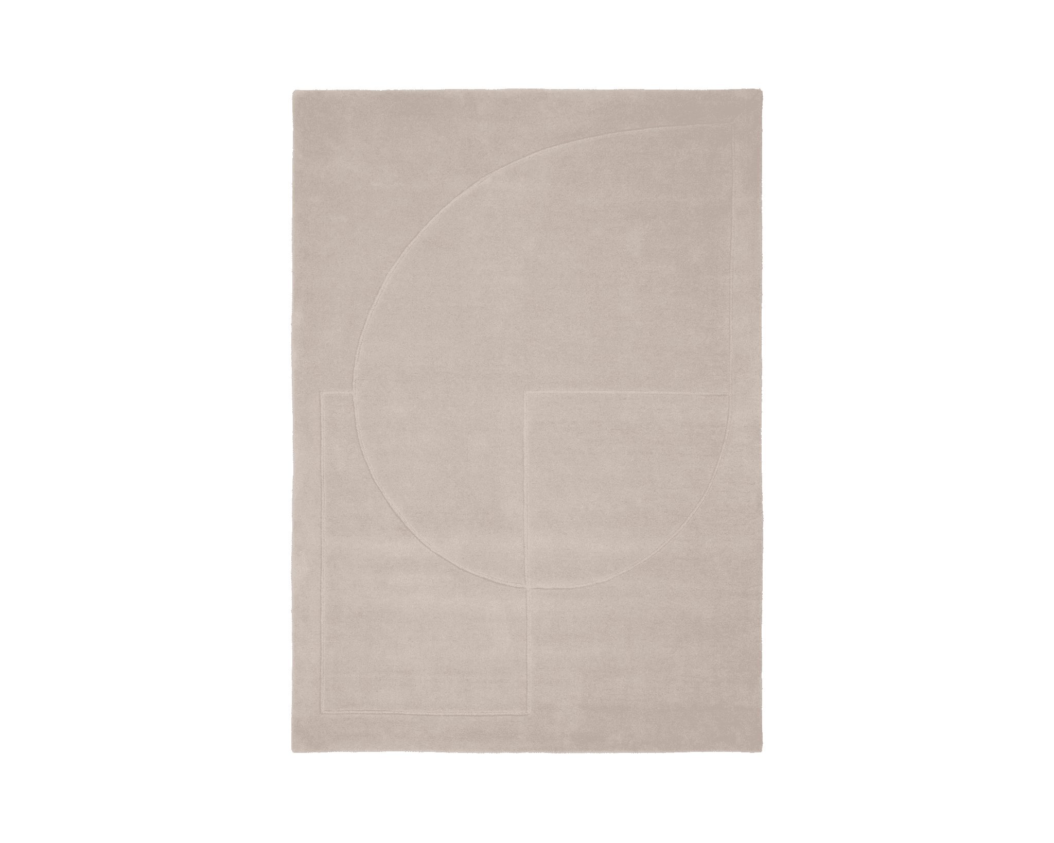 Linie Design Lineal Poem ullmatta 170 x 240 cm beige
