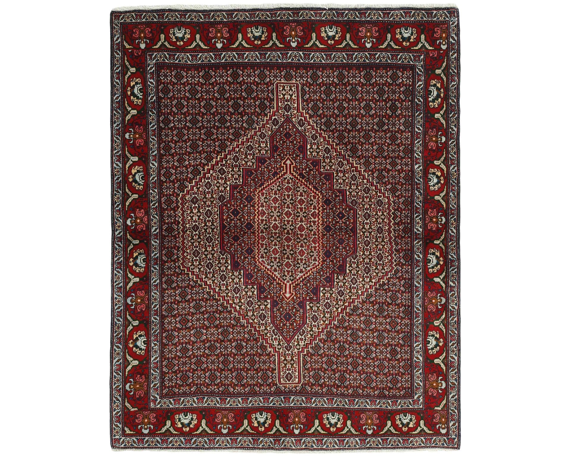 Seneh orientalisk matta 123 x 153 cm