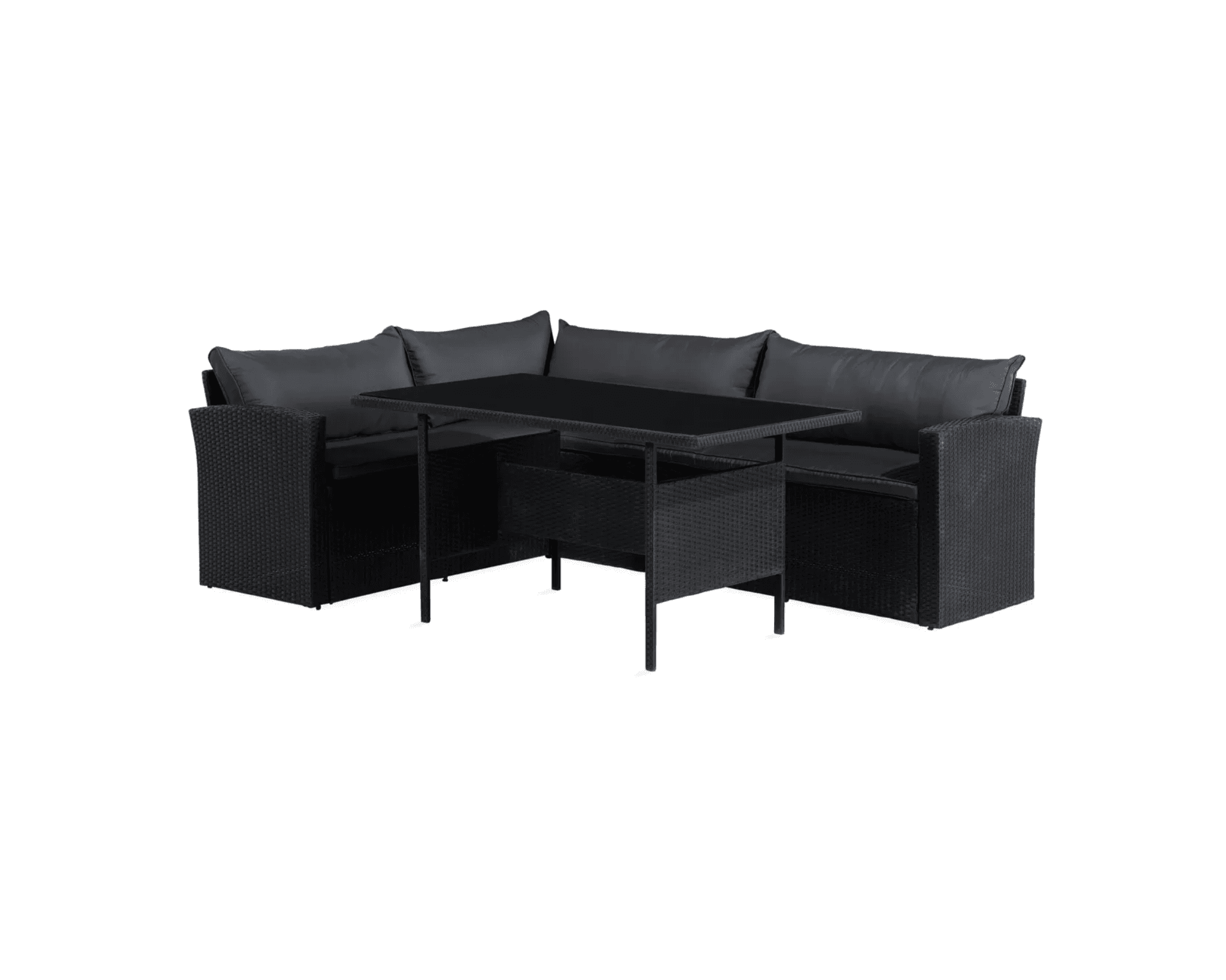 James Light loungegrupp svart