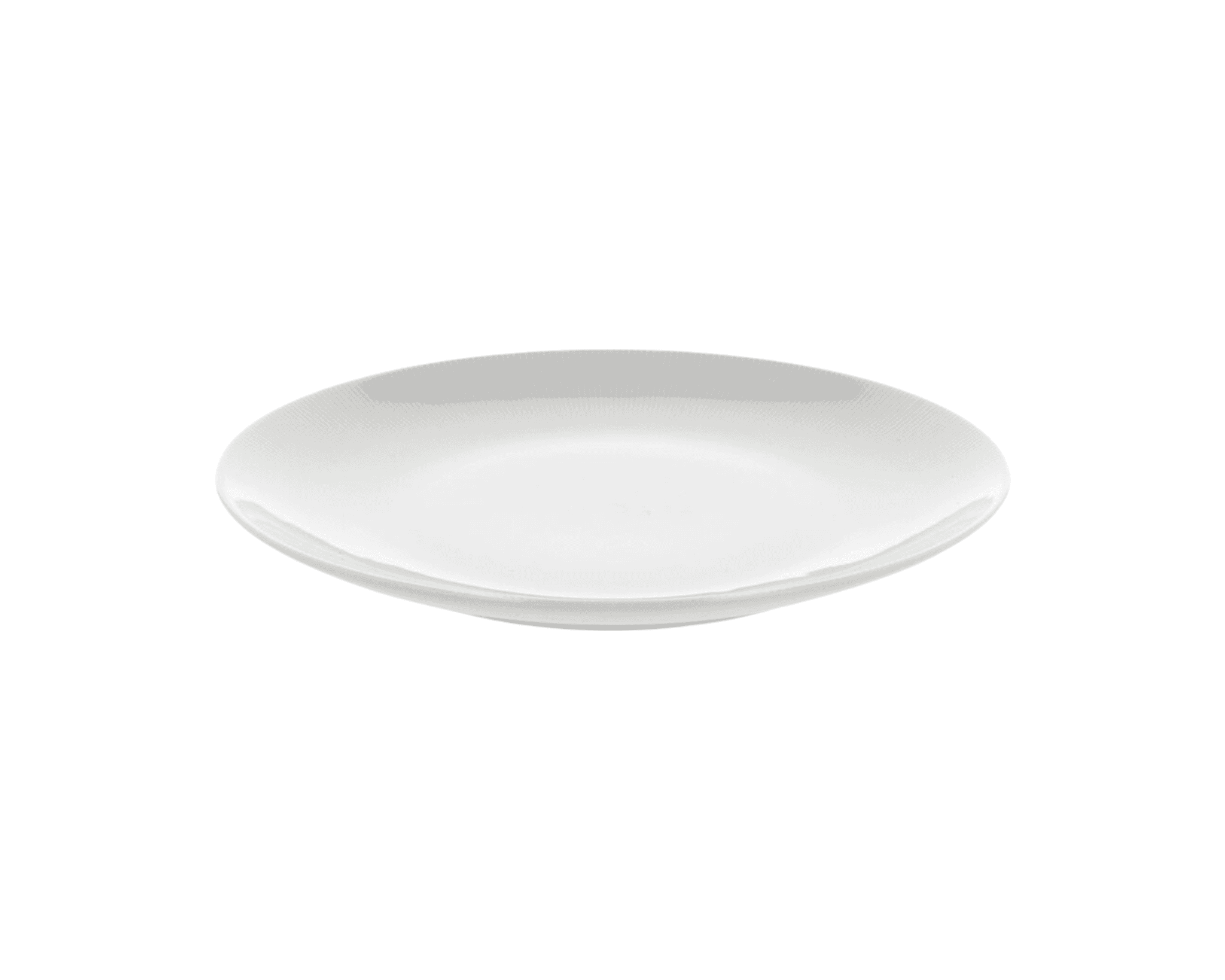 Pillivuyt Eventail tallrik ø 28 cm vit, set om 6