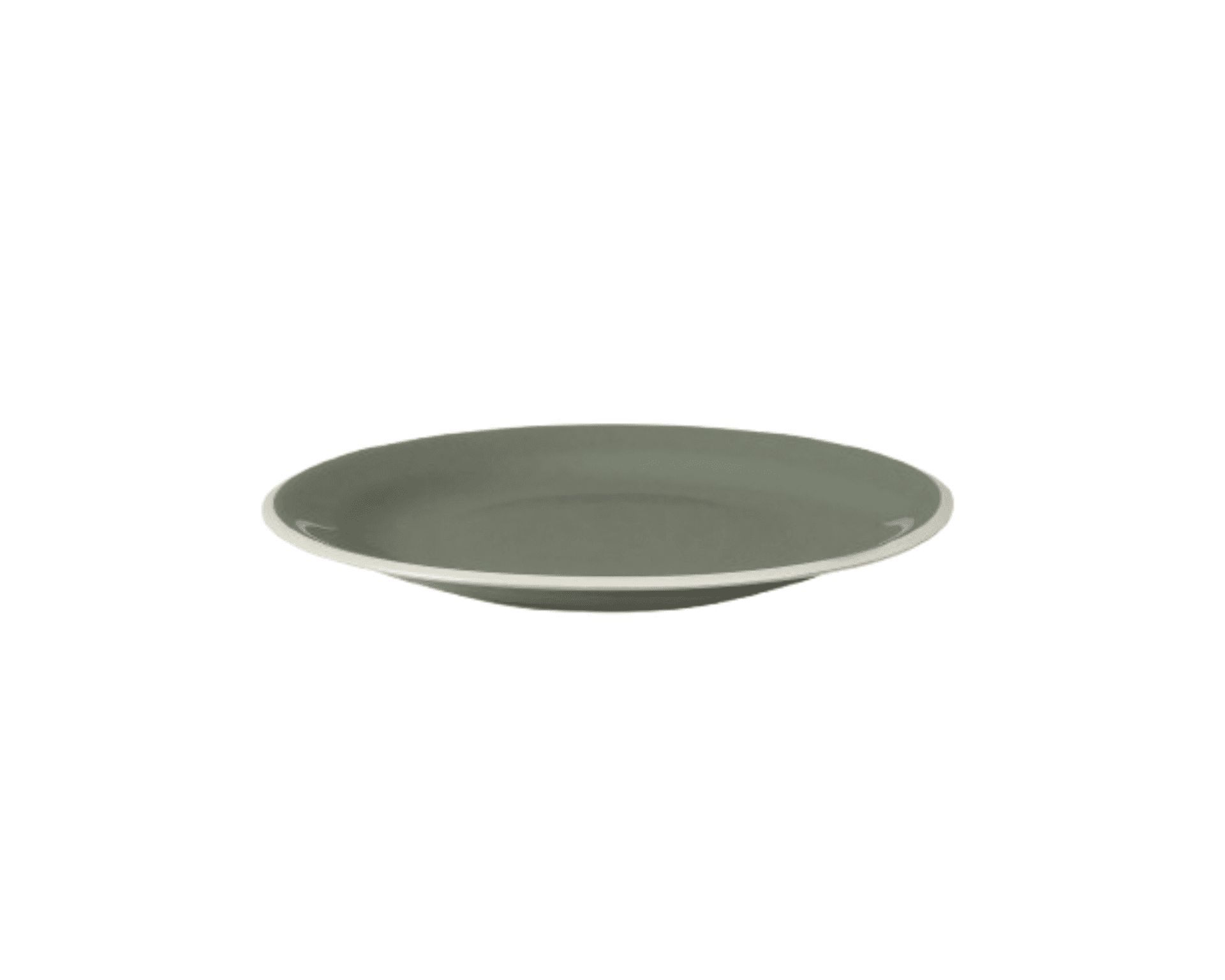 Broste Copenhagen Taverna tallrik ø 22 cm grön, set om 4