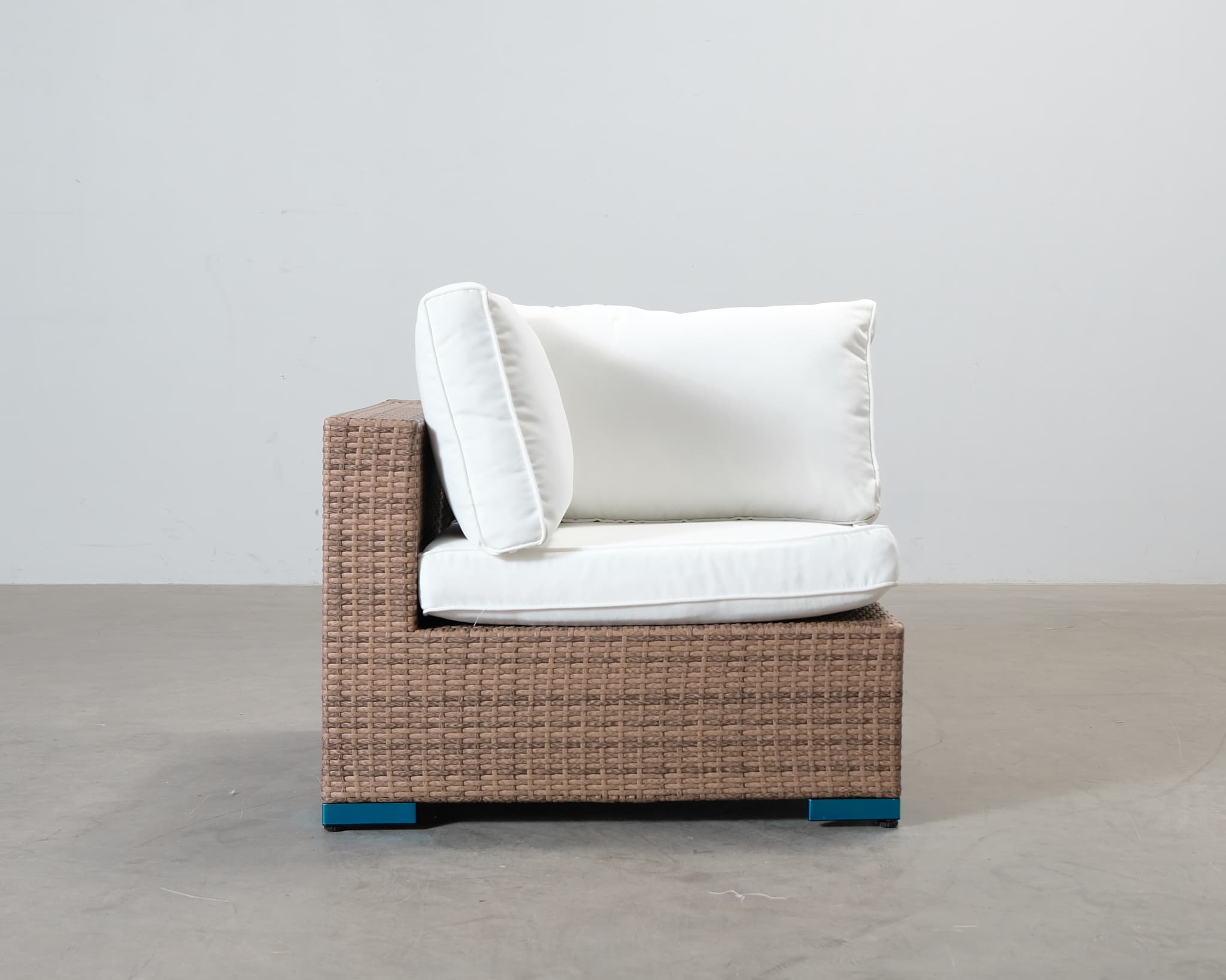 Bahamas hörnmodul brun / vit