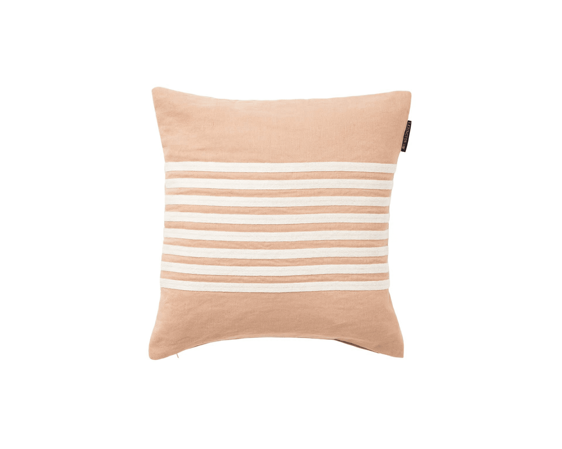 Lexington Emboidery Striped 50 x 50 cm kudde, set om 2