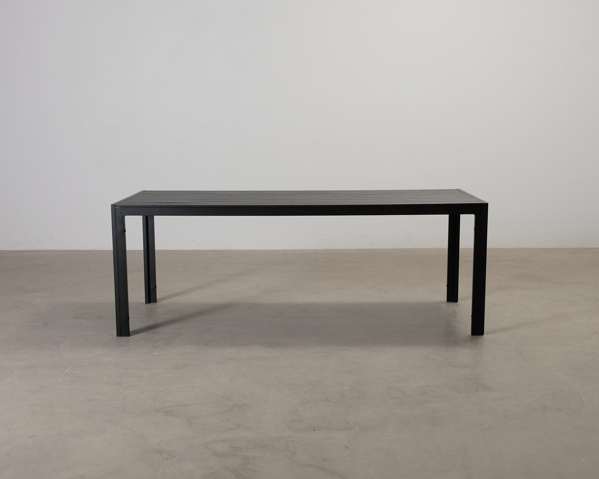 Mio Castello trädgårdsbord 205 cm svart