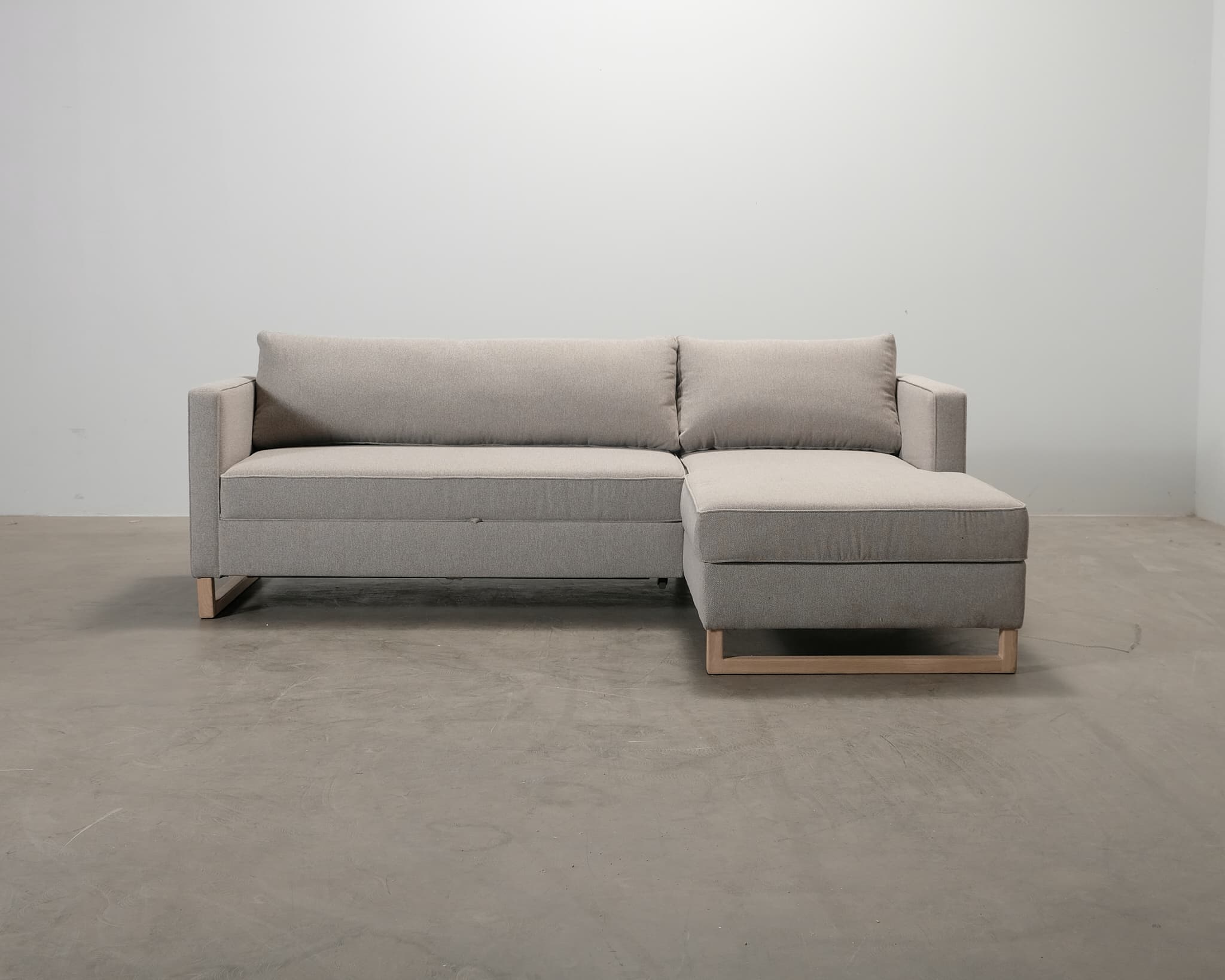 Sofacompany Madison 3-sits bäddsoffa med divan greige