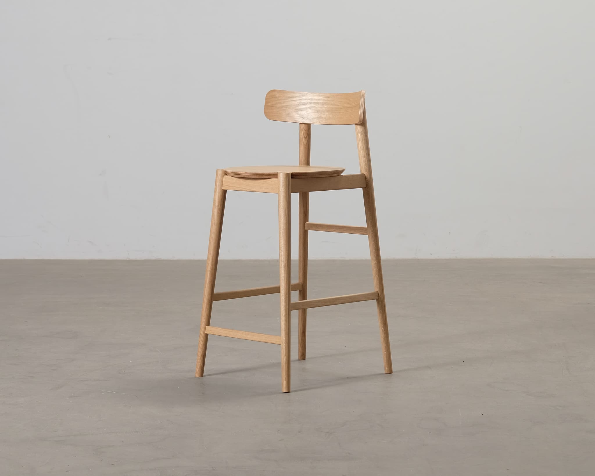 FDB Møbler J185 Øst barstol ek