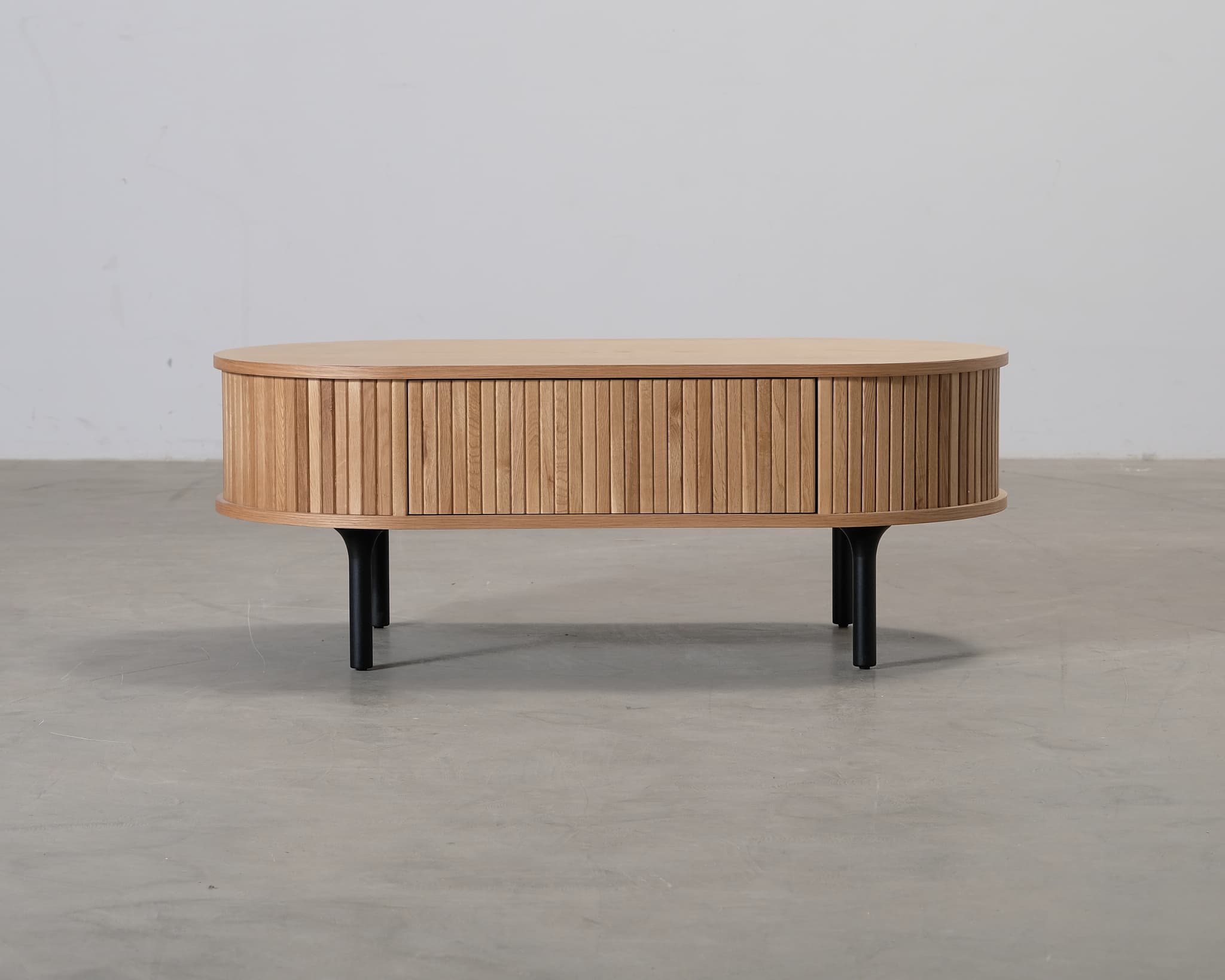 Noira soffbord med förvaring låda ek