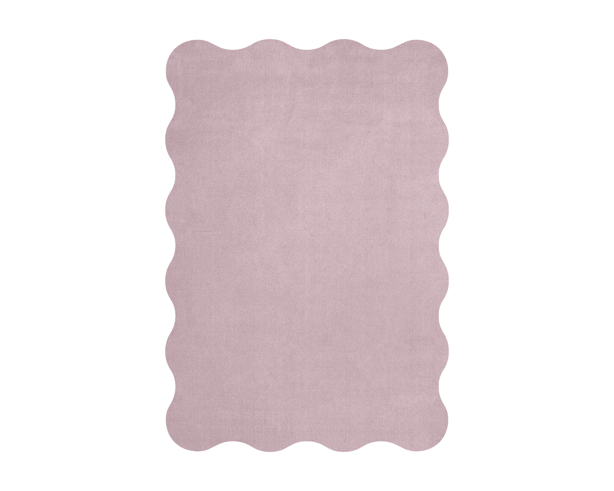 Layered Scallop 160 x 230 cm matta rosa