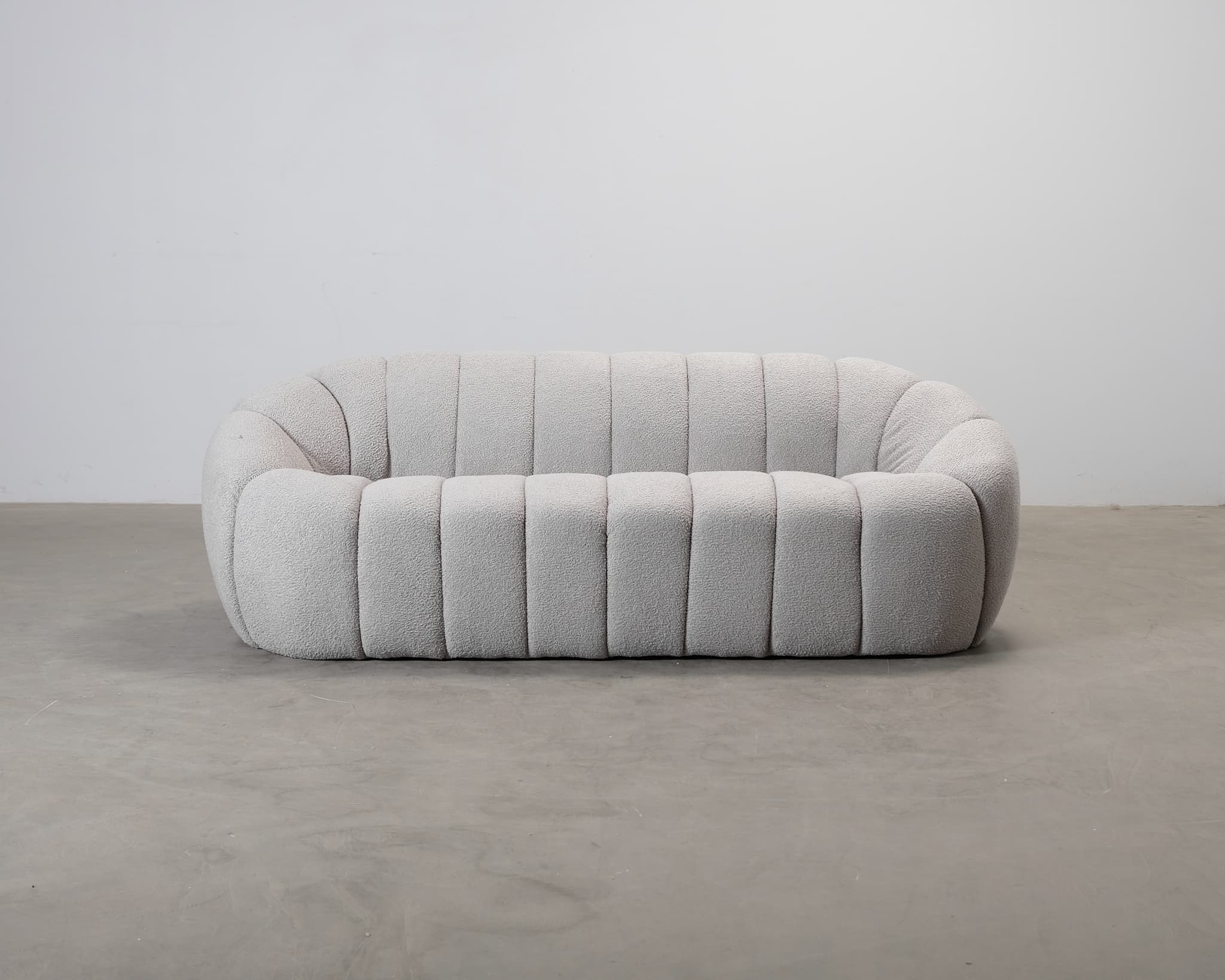 Micadoni Catalia 3-sits soffa ljusgrå