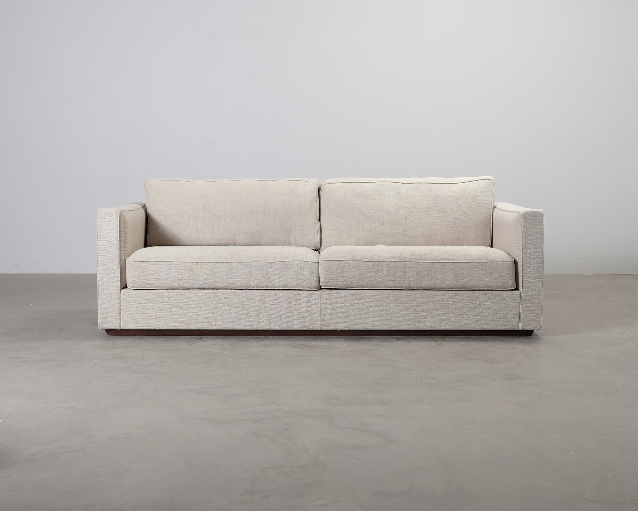 Paolo Castellin Dromo Club 3-sits soffa ljus beige