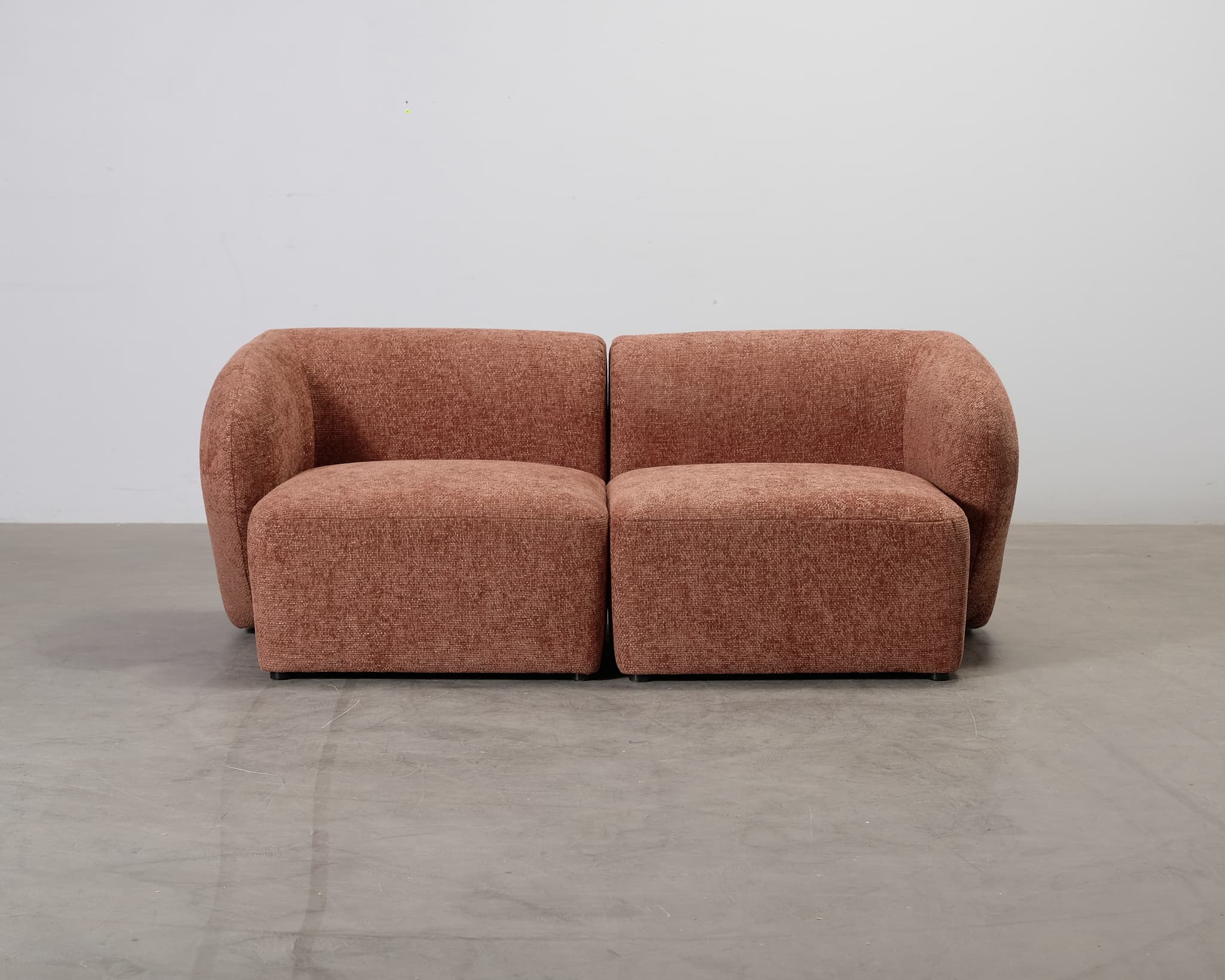 Milo Casa Paolo 2-sits soffa terrakotta