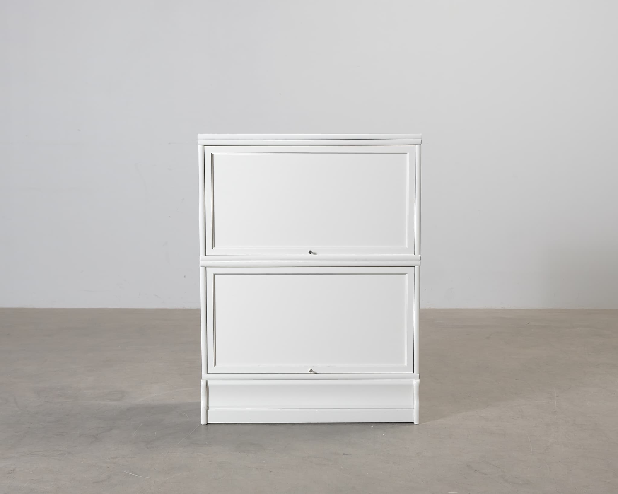 Boknäs 2-delad skåp vit