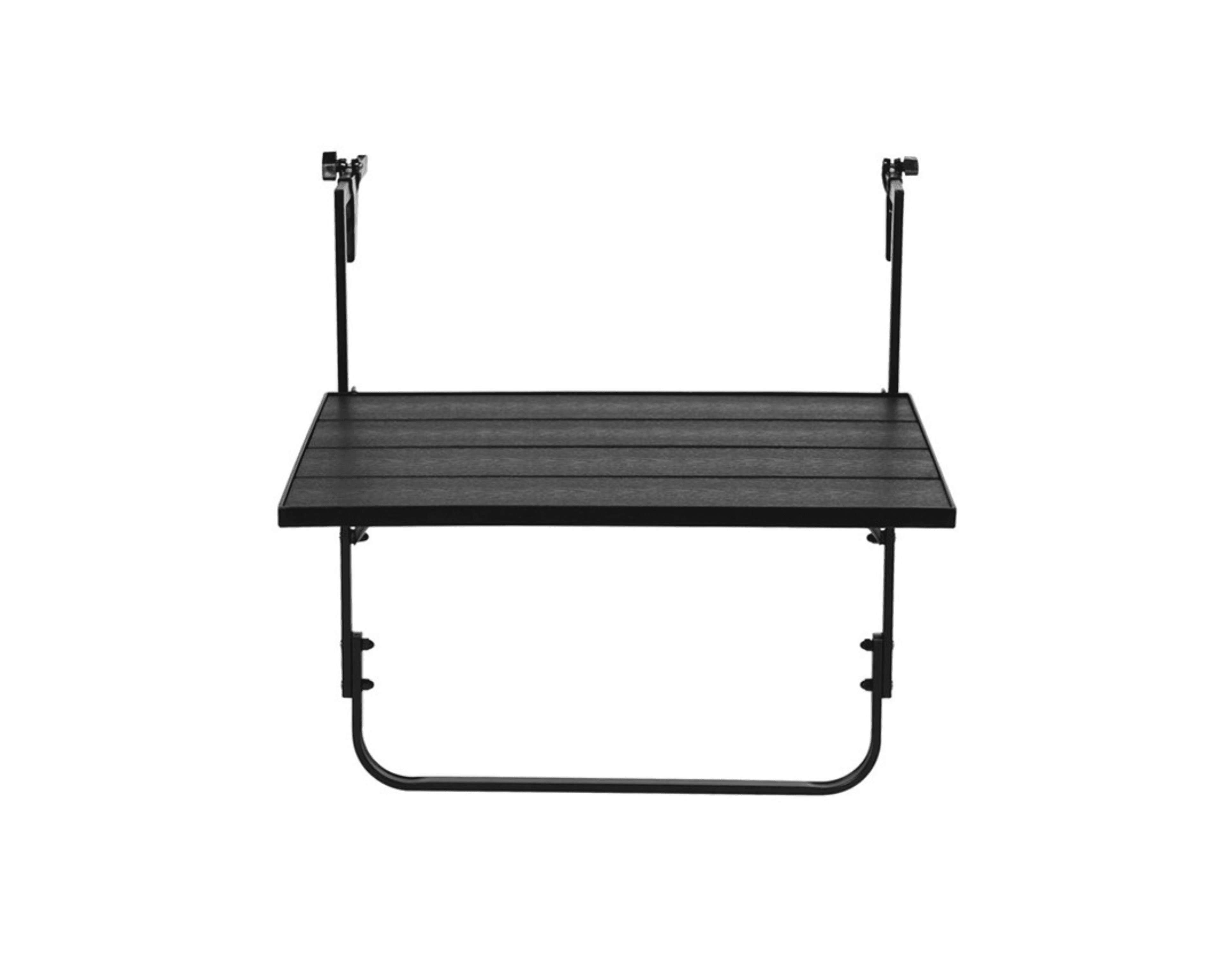 Hängande utebord svart