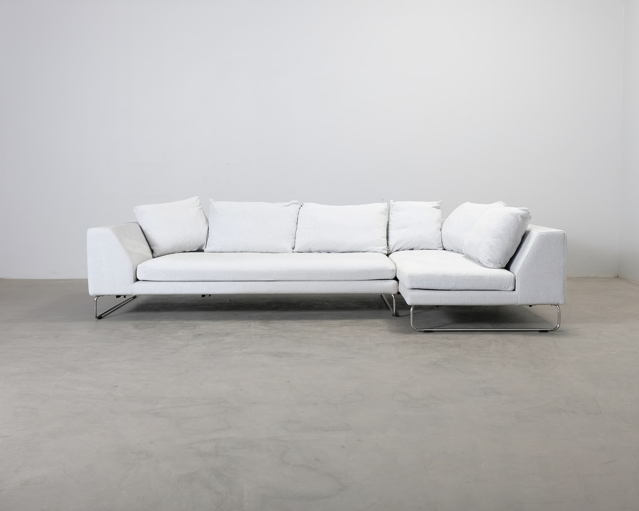 Adea Band hörnsoffa med öppet avslut vit