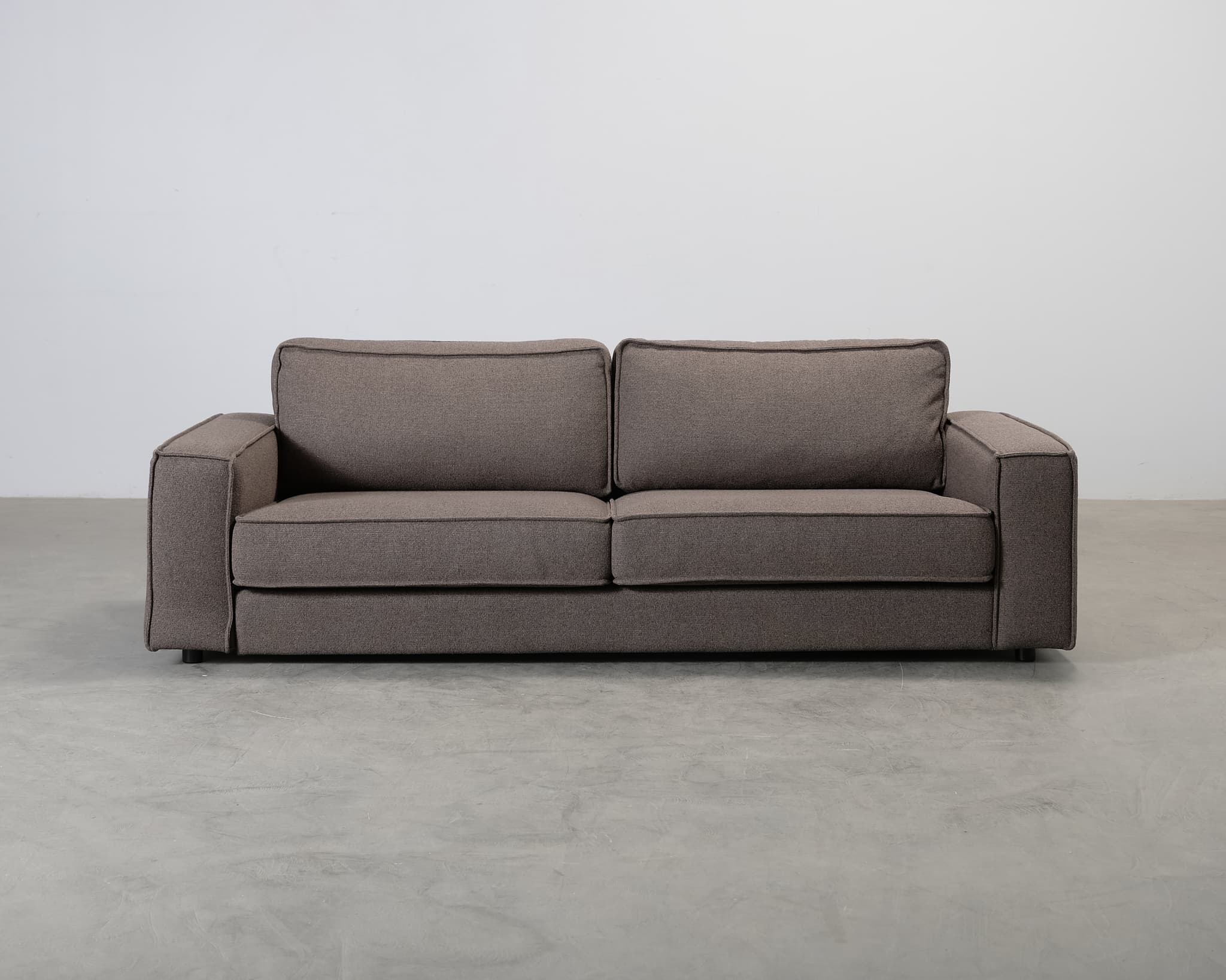 Forms & Objects Olivia 3-sits soffa brun