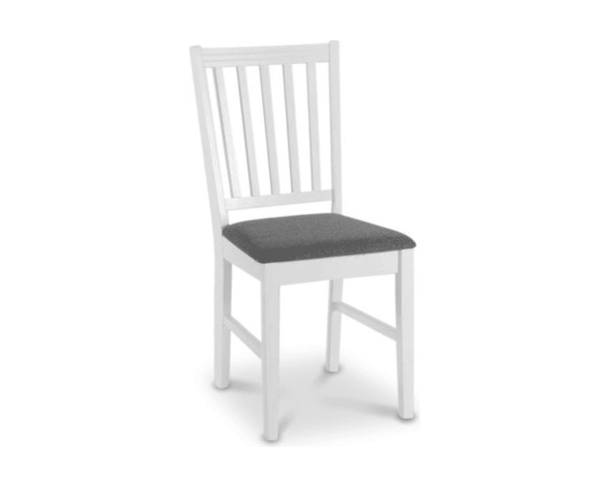 Sandhamn matstol vit, set om 2