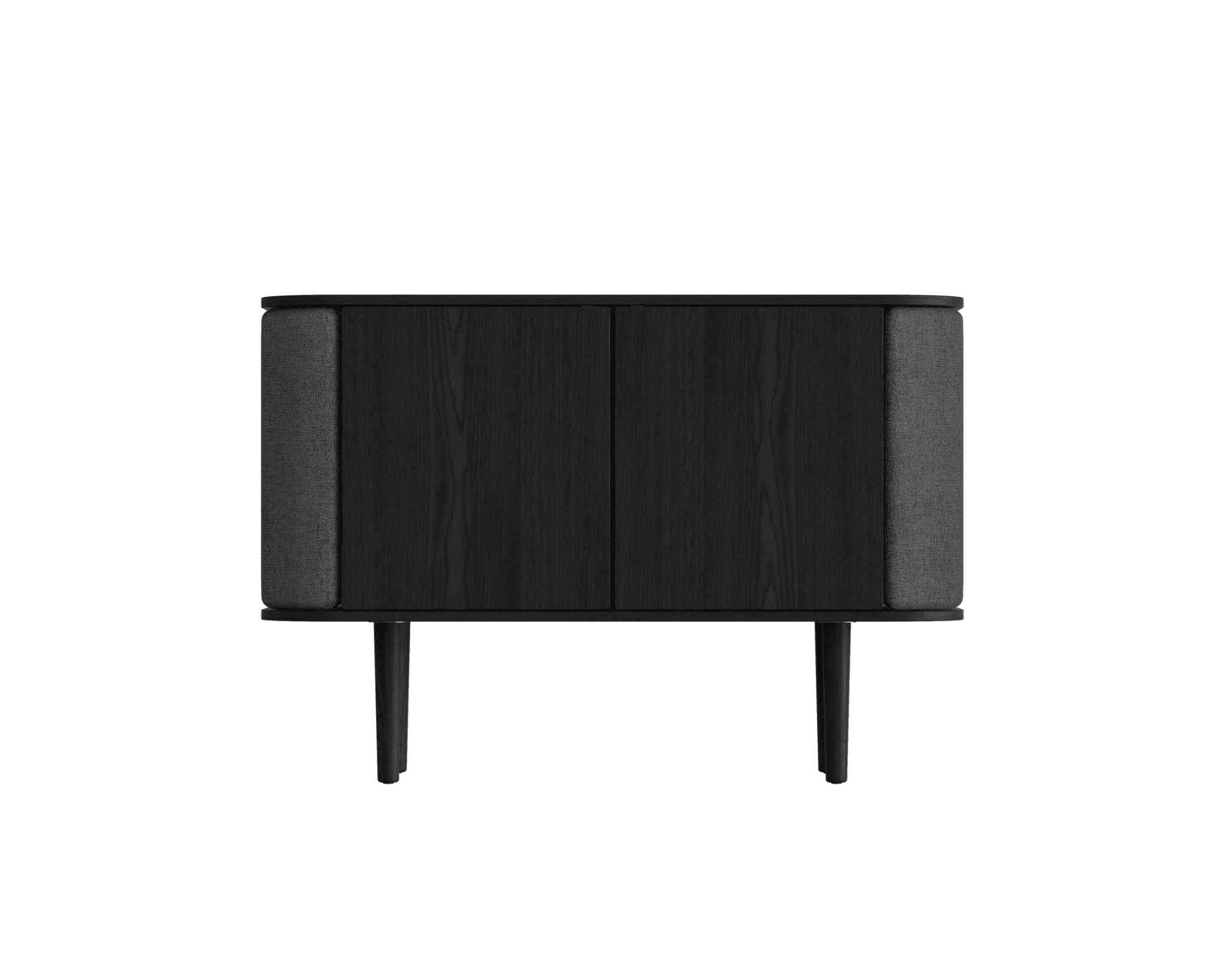 Umage Treasures 2-dörrars skåp svartbetsad ek / Shadow