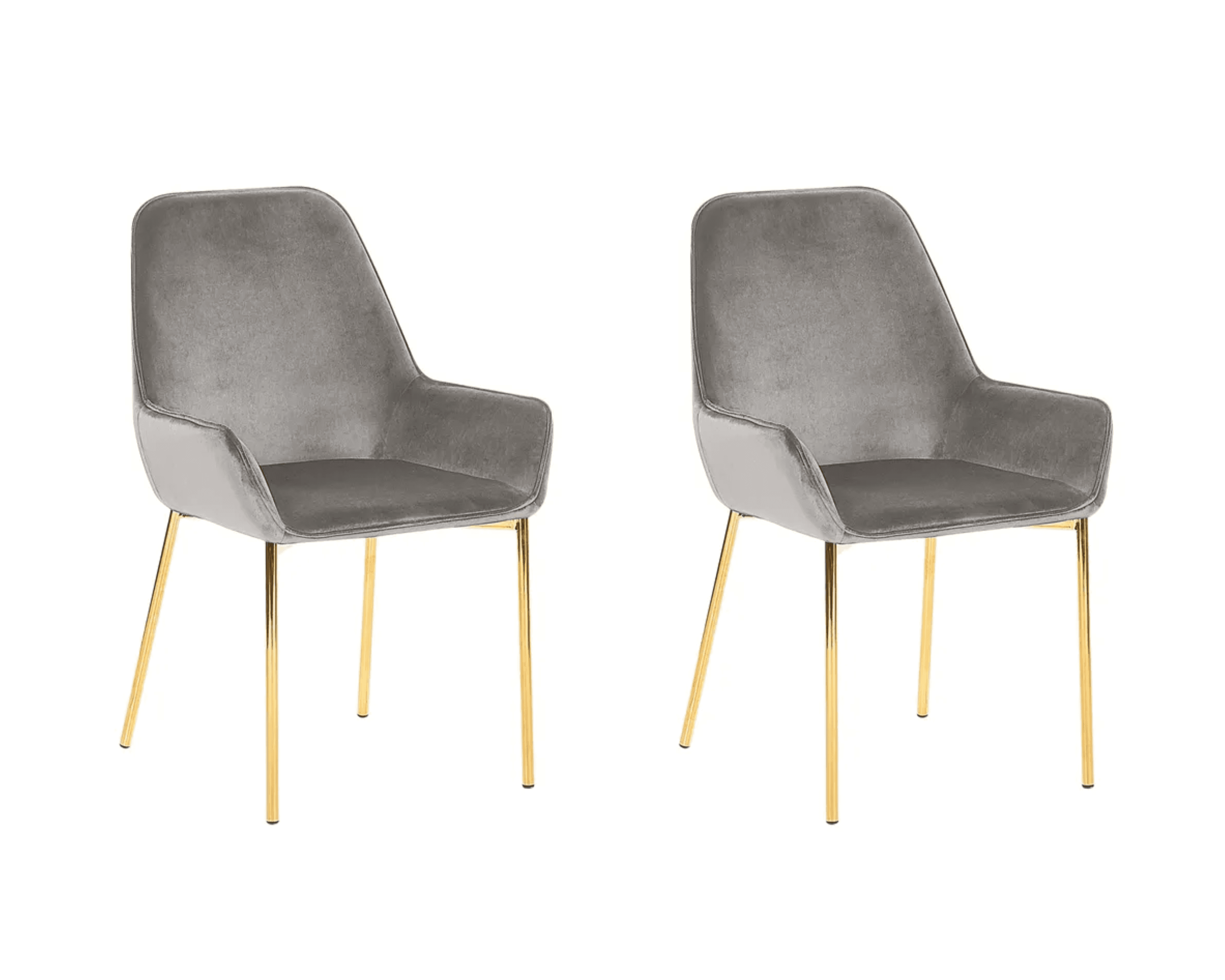 Loverna matstol grå, set om 2