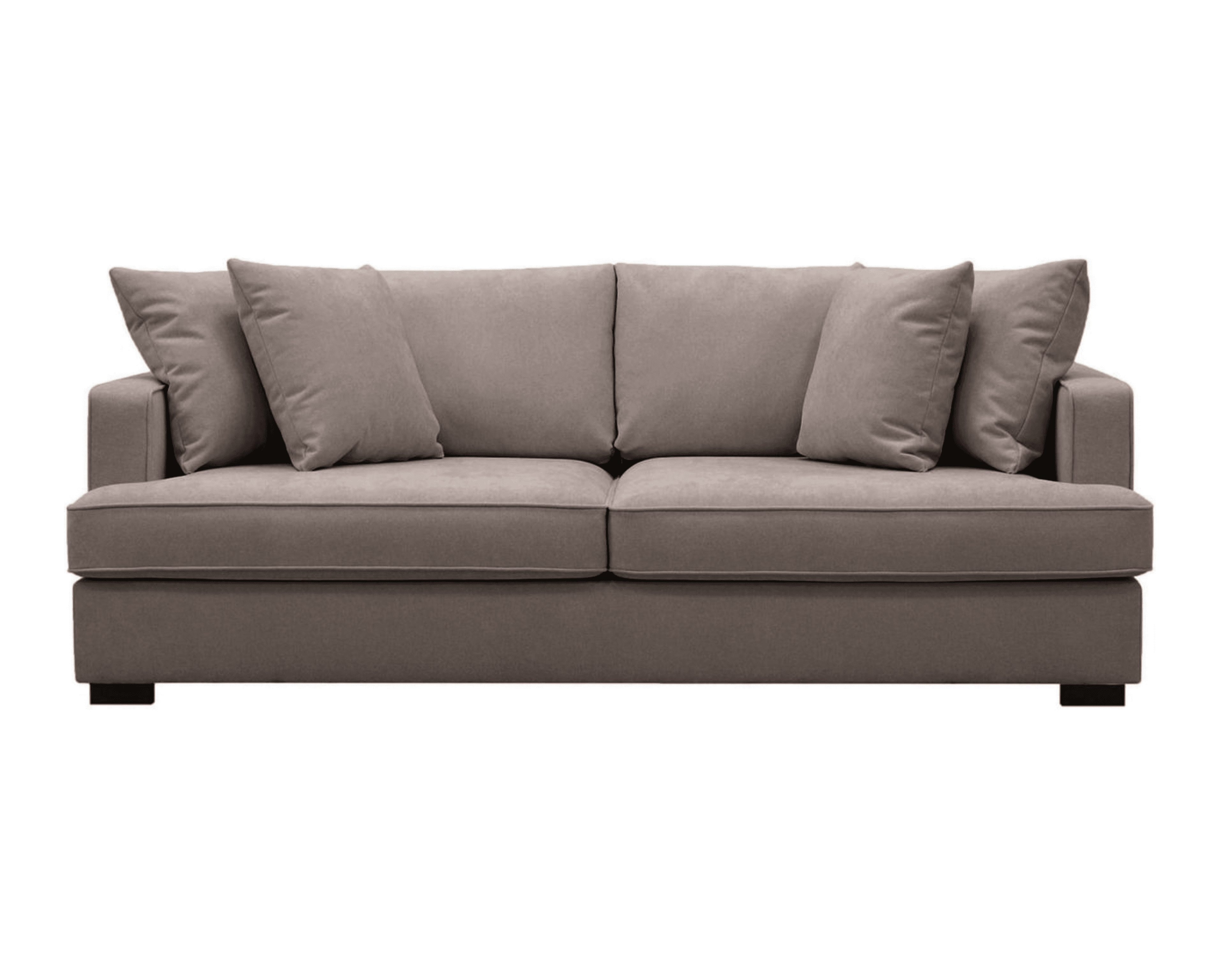 Rossita 3-sits soffa brun