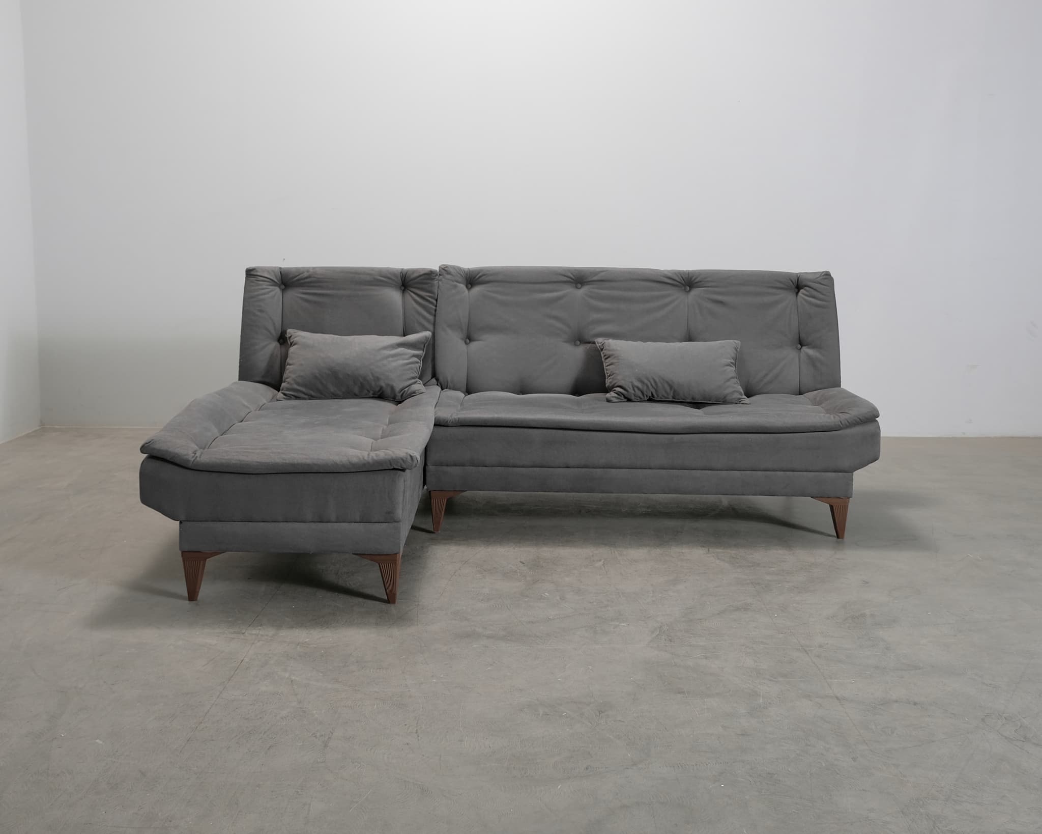 Riversdale 3-sits soffa grå