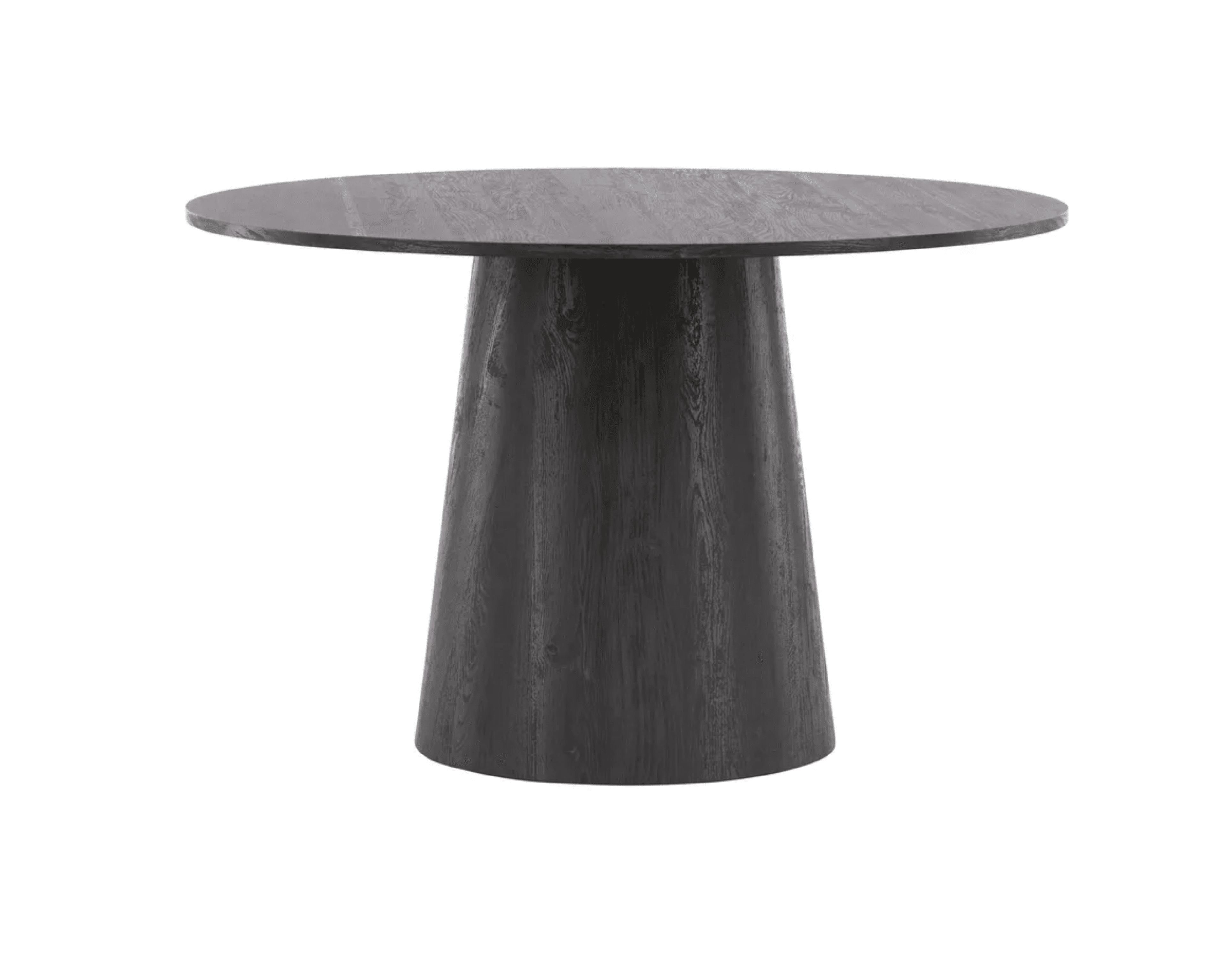 Lanzo matbord ø 120 cm mörkbrun