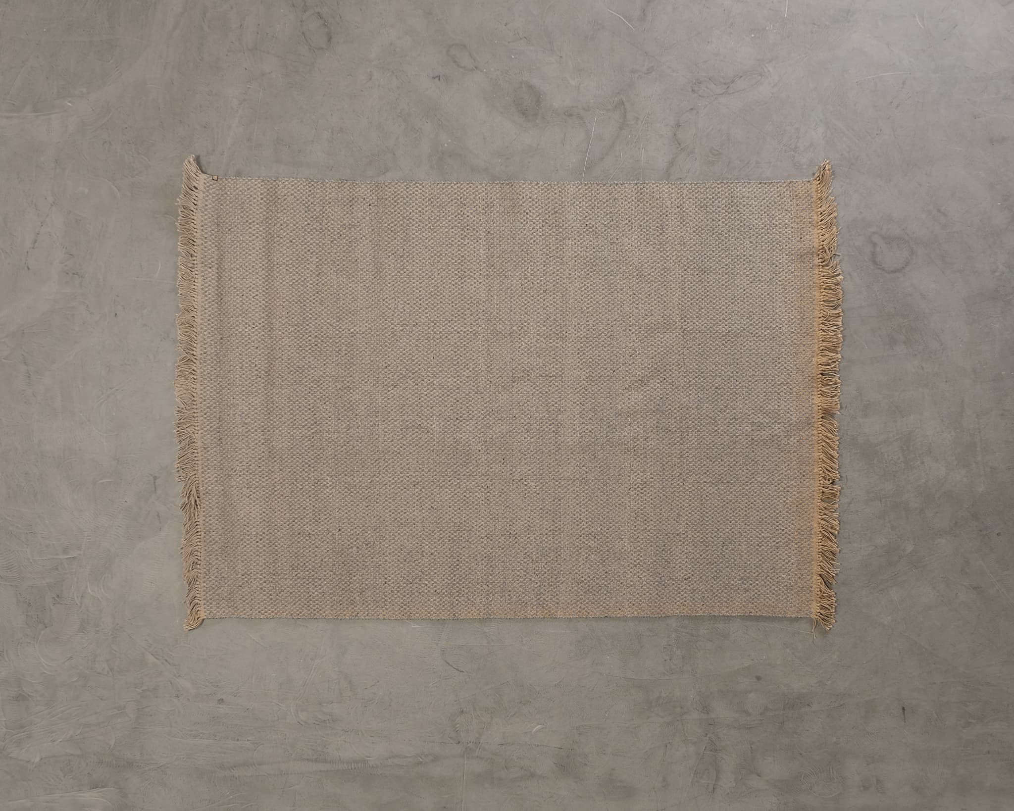 GOF WoolJute matta 170 x 240 cm grå